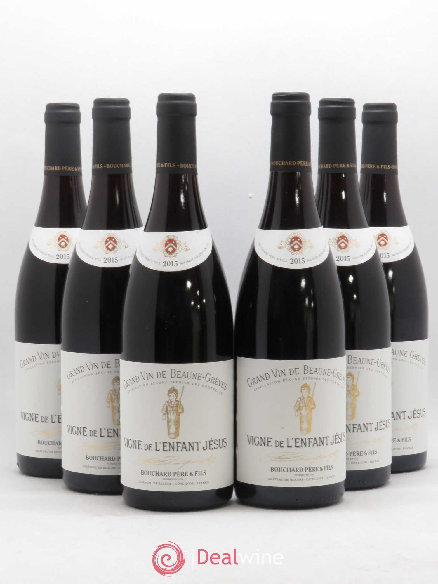 Beaune 1er Cru Grèves - Vigne de l'Enfant Jésus Bouchard Père & Fils 2015 - Lot de 6 bouteilles - 0