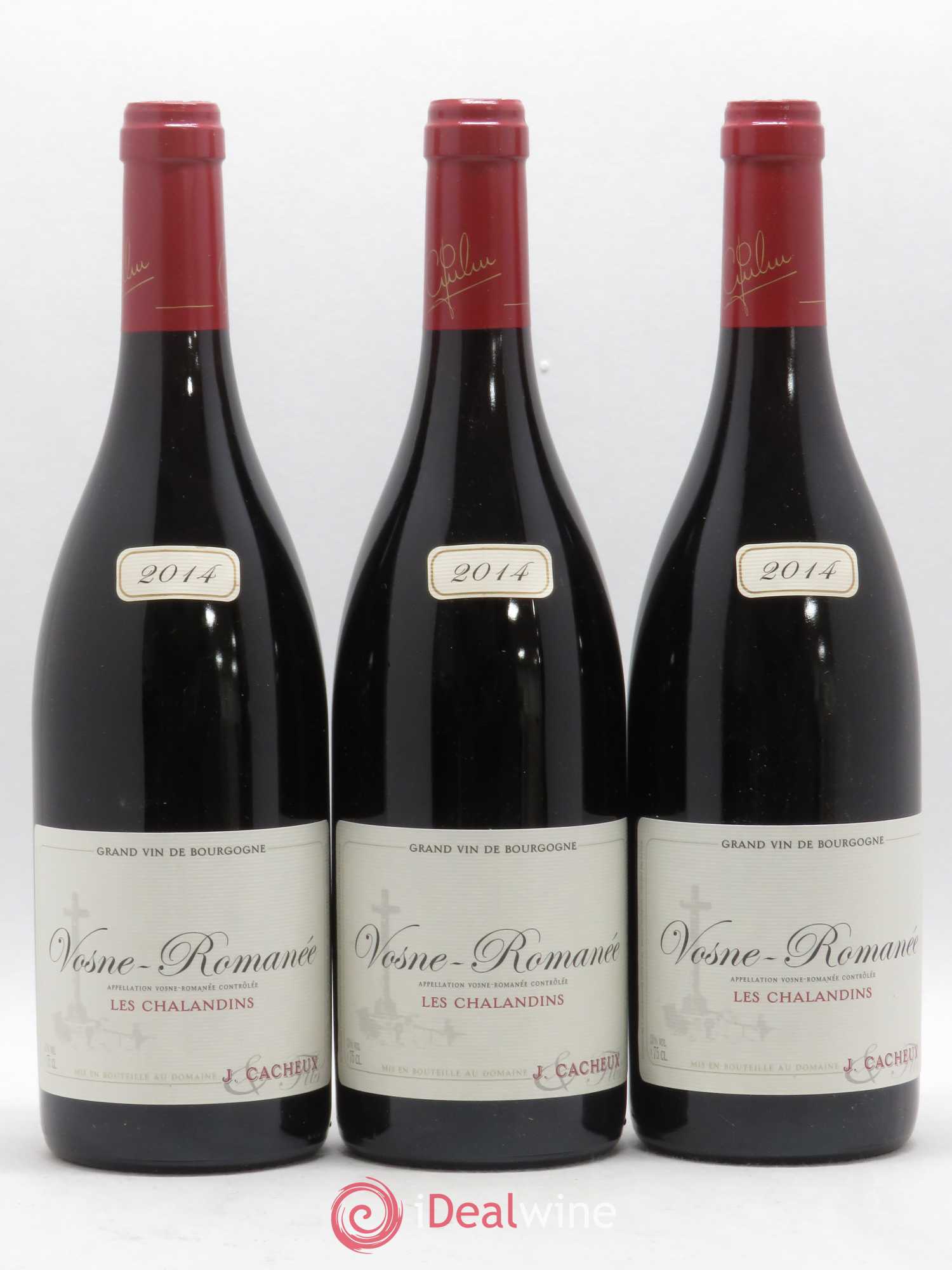 Vosne-Romanée Cacheaux les Chalandins 2014 - Posten von 3 Flaschen - 0