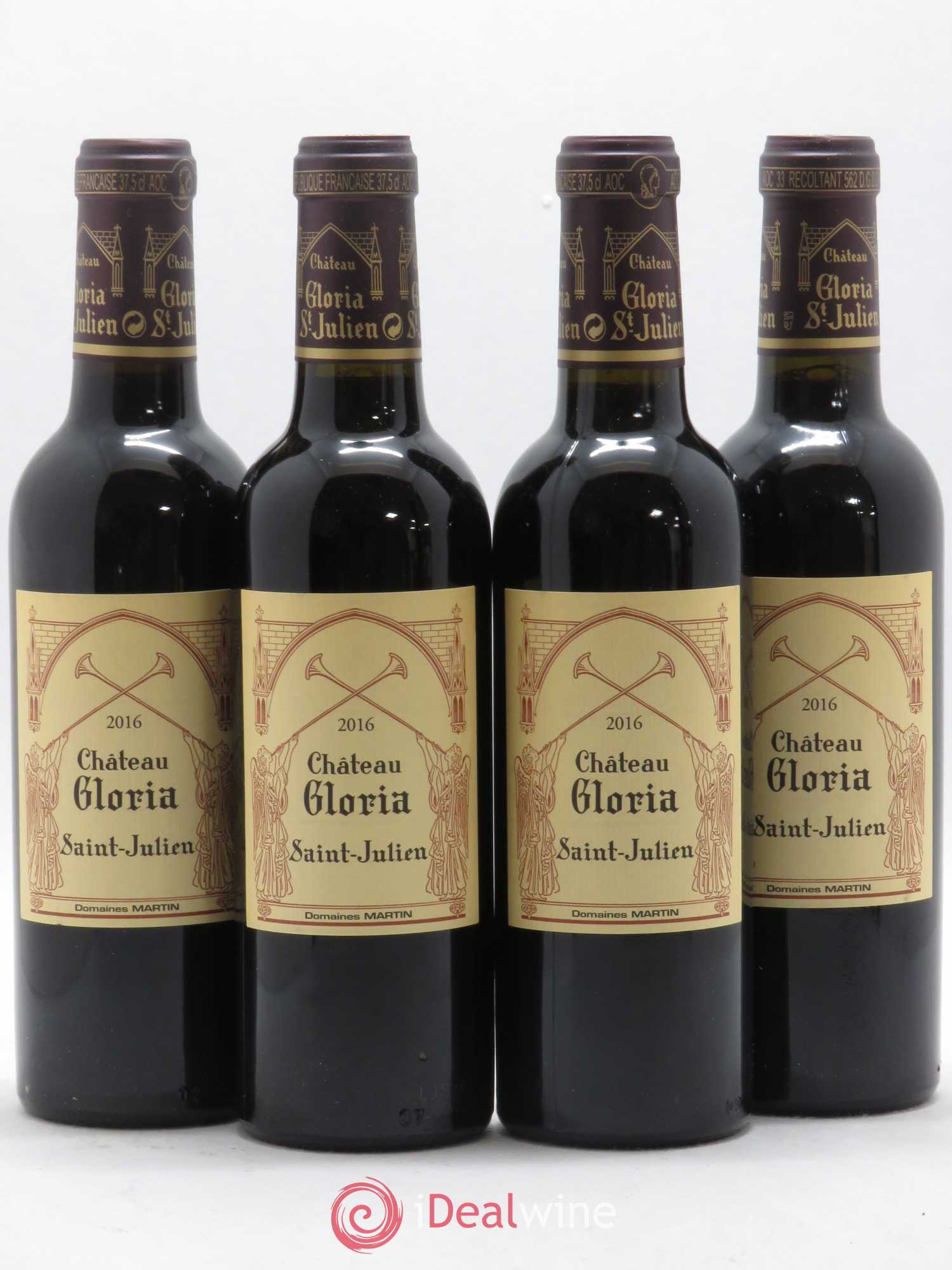 Château Gloria 2016 - Lot de 4 demi bouteilles - 0