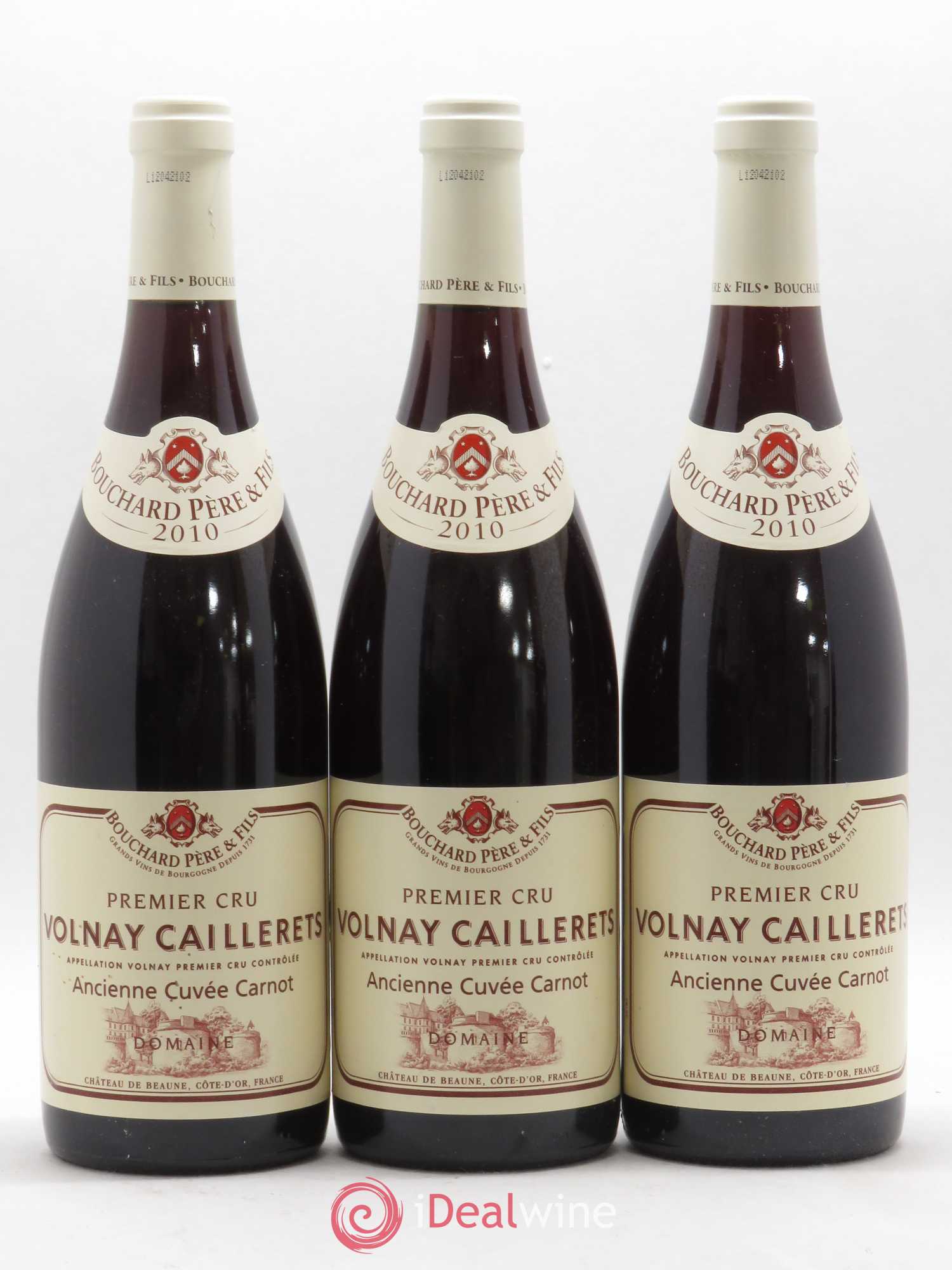 Volnay 1er Cru Caillerets - Ancienne Cuvée Carnot Bouchard Père & Fils 2010 - Lot de 6 bouteilles - 2