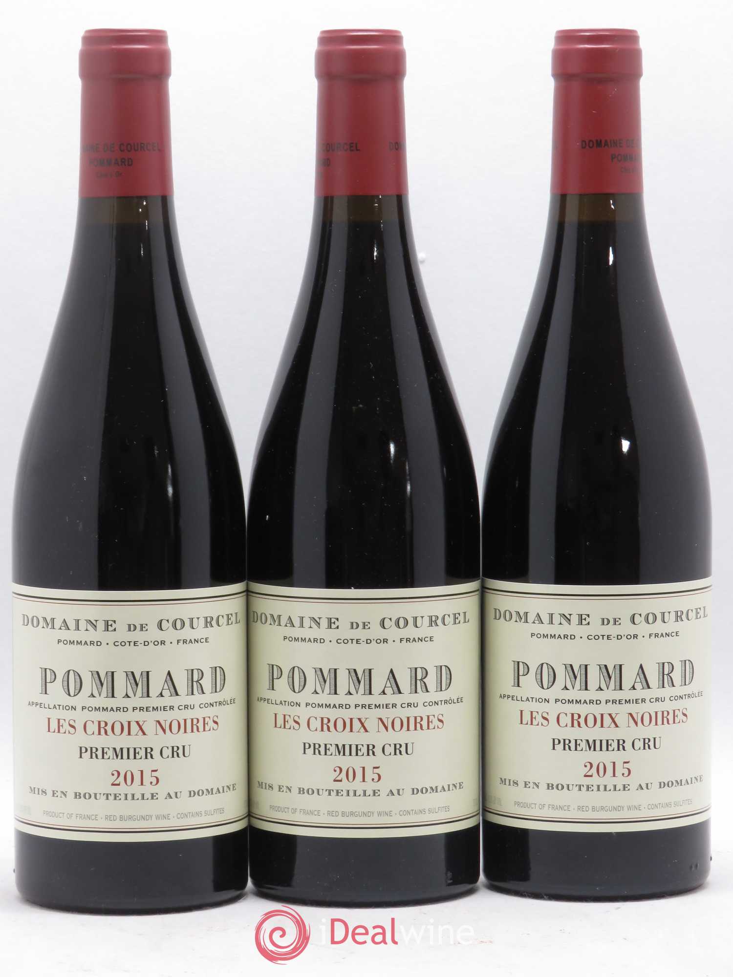 Pommard 1er Cru Les Croix Noires de Courcel (Domaine) 2015 - Lot de 3 bouteilles - 0