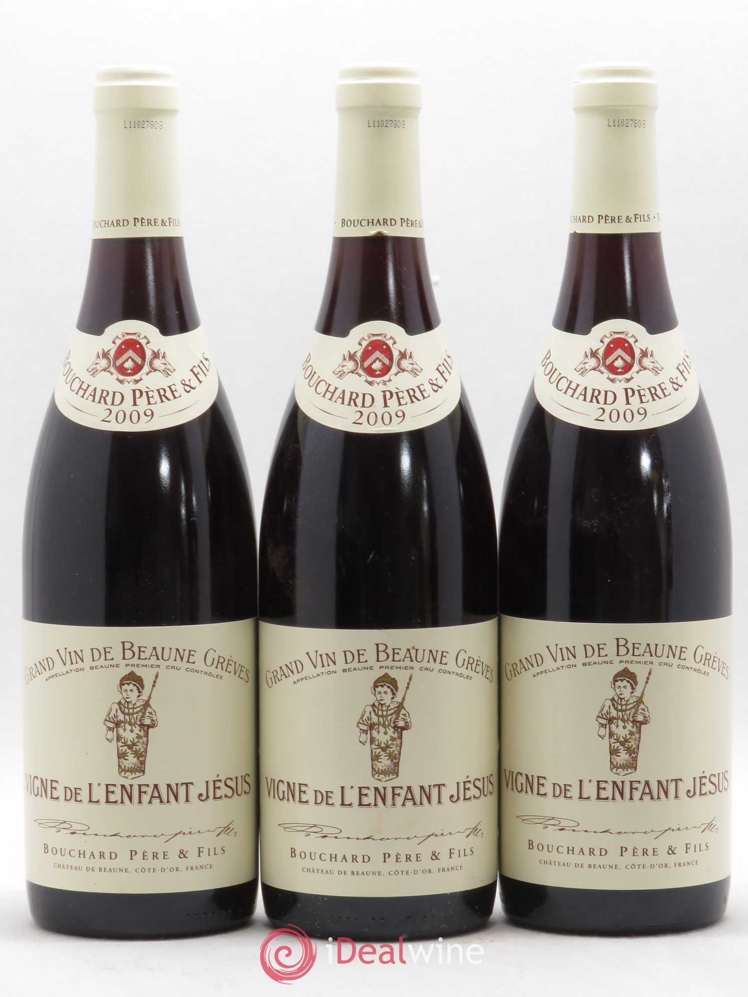 Beaune 1er Cru Grèves - Vigne de l'Enfant Jésus Bouchard Père & Fils 2009 - Lot de 6 bouteilles - 2