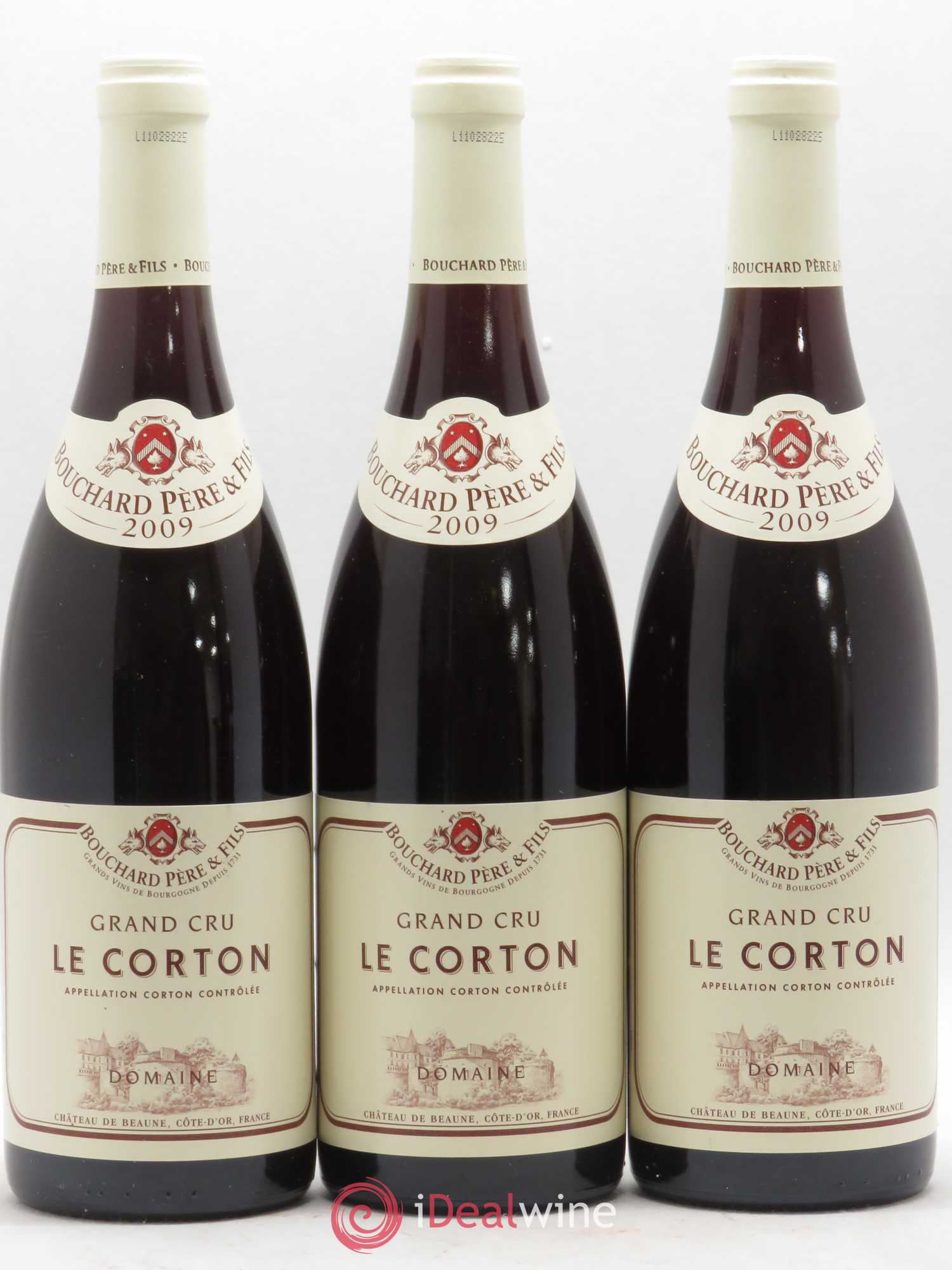 Corton Grand Cru Le Corton Bouchard Père & Fils 2009 - Lot de 6 bouteilles - 1