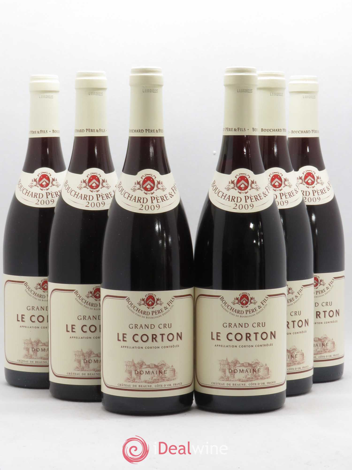 Corton Grand Cru Le Corton Bouchard Père & Fils 2009 - Lot de 6 bouteilles - 0