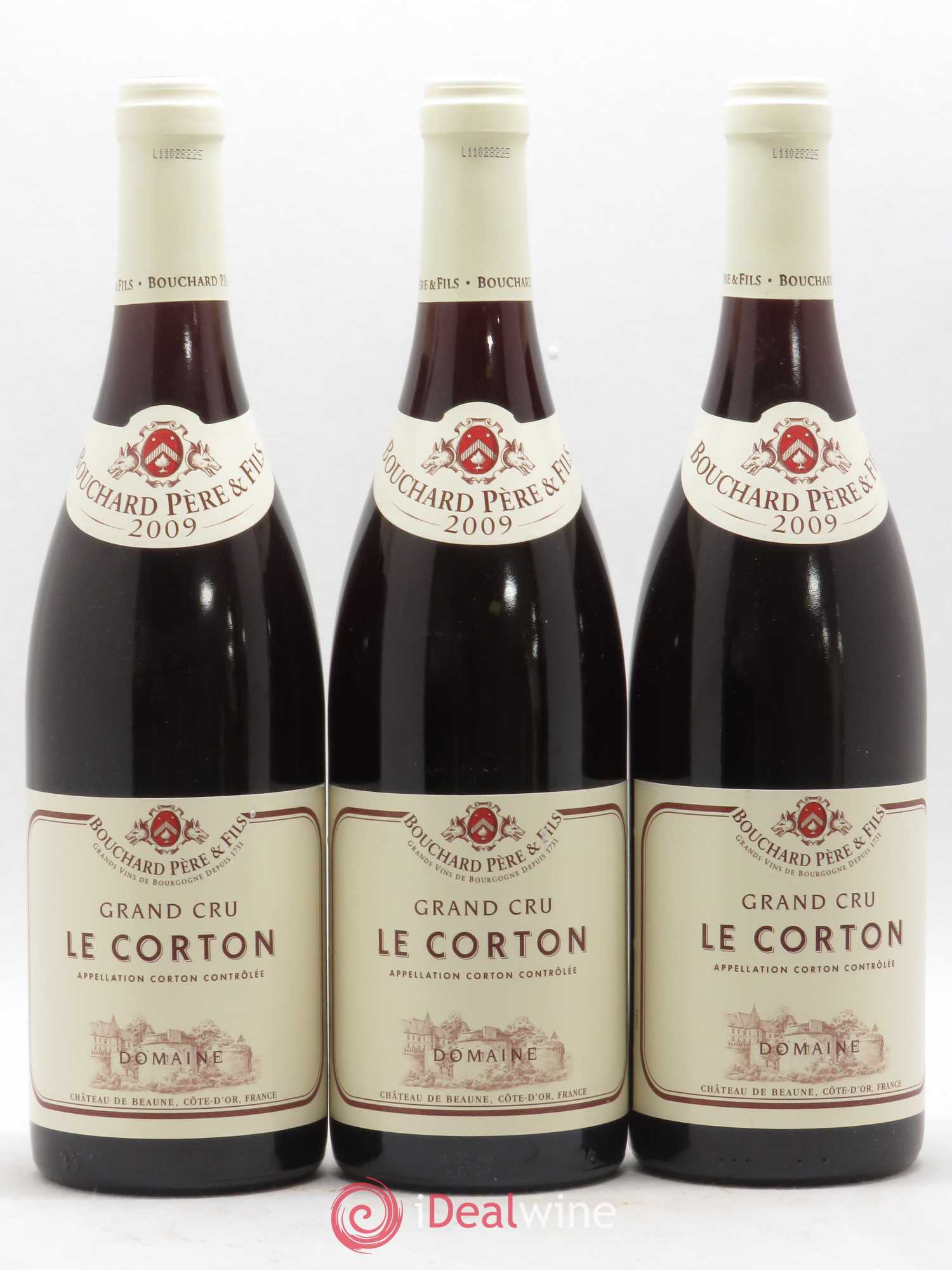 Corton Grand Cru Le Corton Bouchard Père & Fils 2009 - Lot de 6 bouteilles - 1