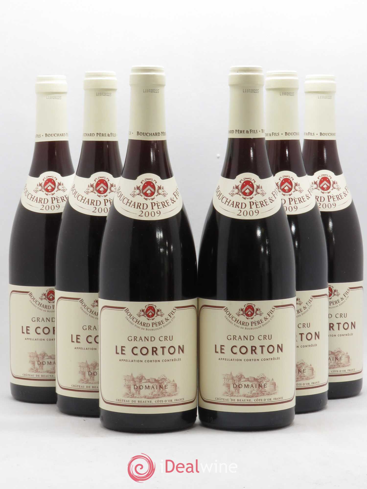 Corton Grand Cru Le Corton Bouchard Père & Fils 2009 - Lot de 6 bouteilles - 0