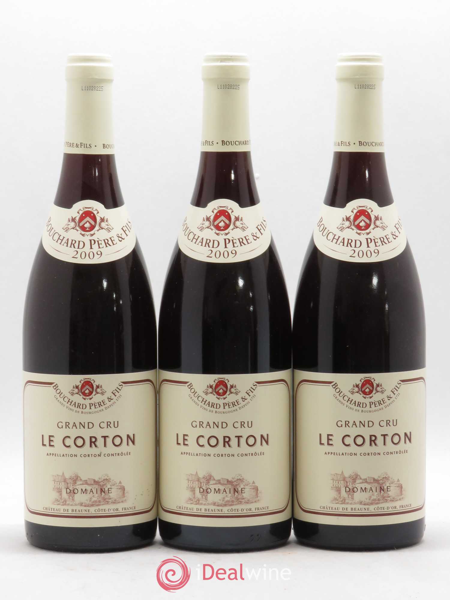 Corton Grand Cru Le Corton Bouchard Père & Fils 2009 - Lot de 6 bouteilles - 1