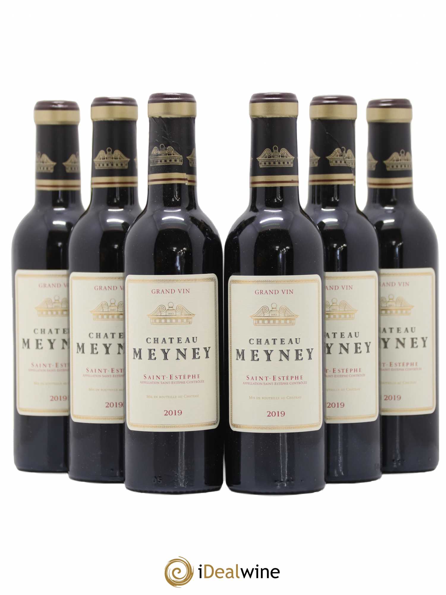 Château Meyney 2019 - Lot de 6 demi bouteilles - 0