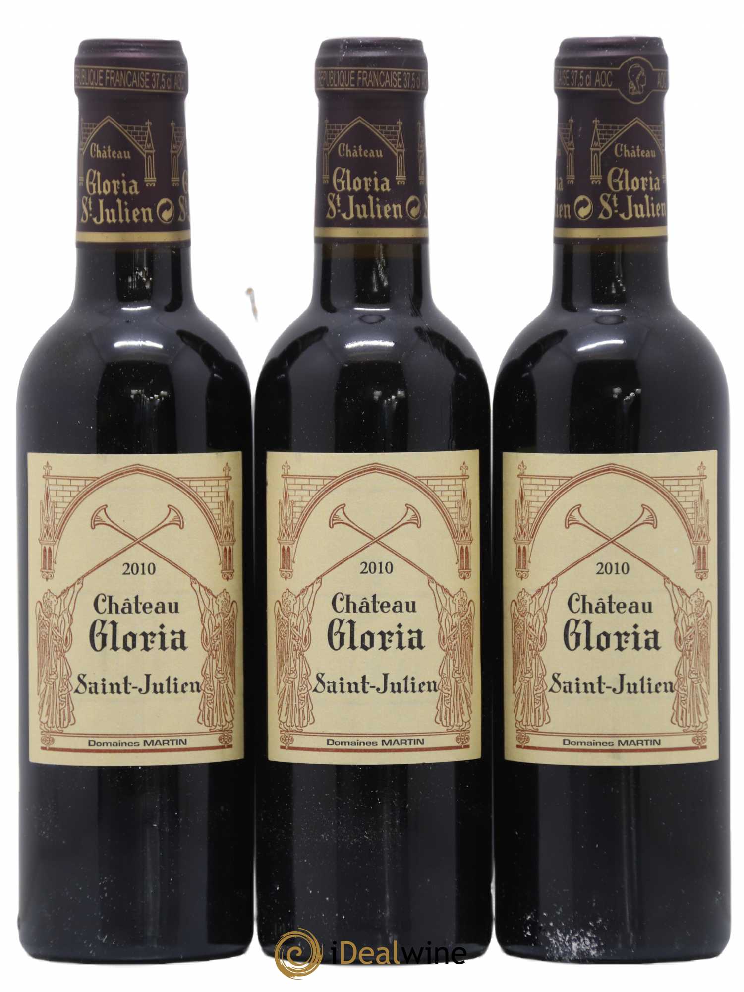 Château Gloria 2010 - Lot de 12 demi bouteilles - 1