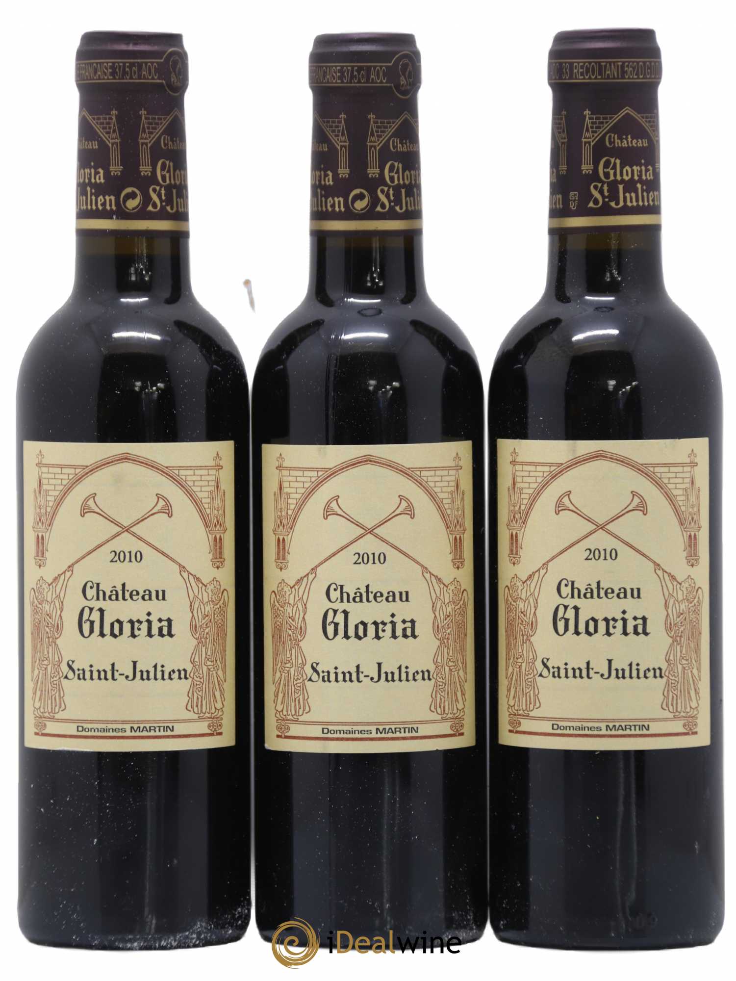 Château Gloria 2010 - Lot de 12 demi bouteilles - 2