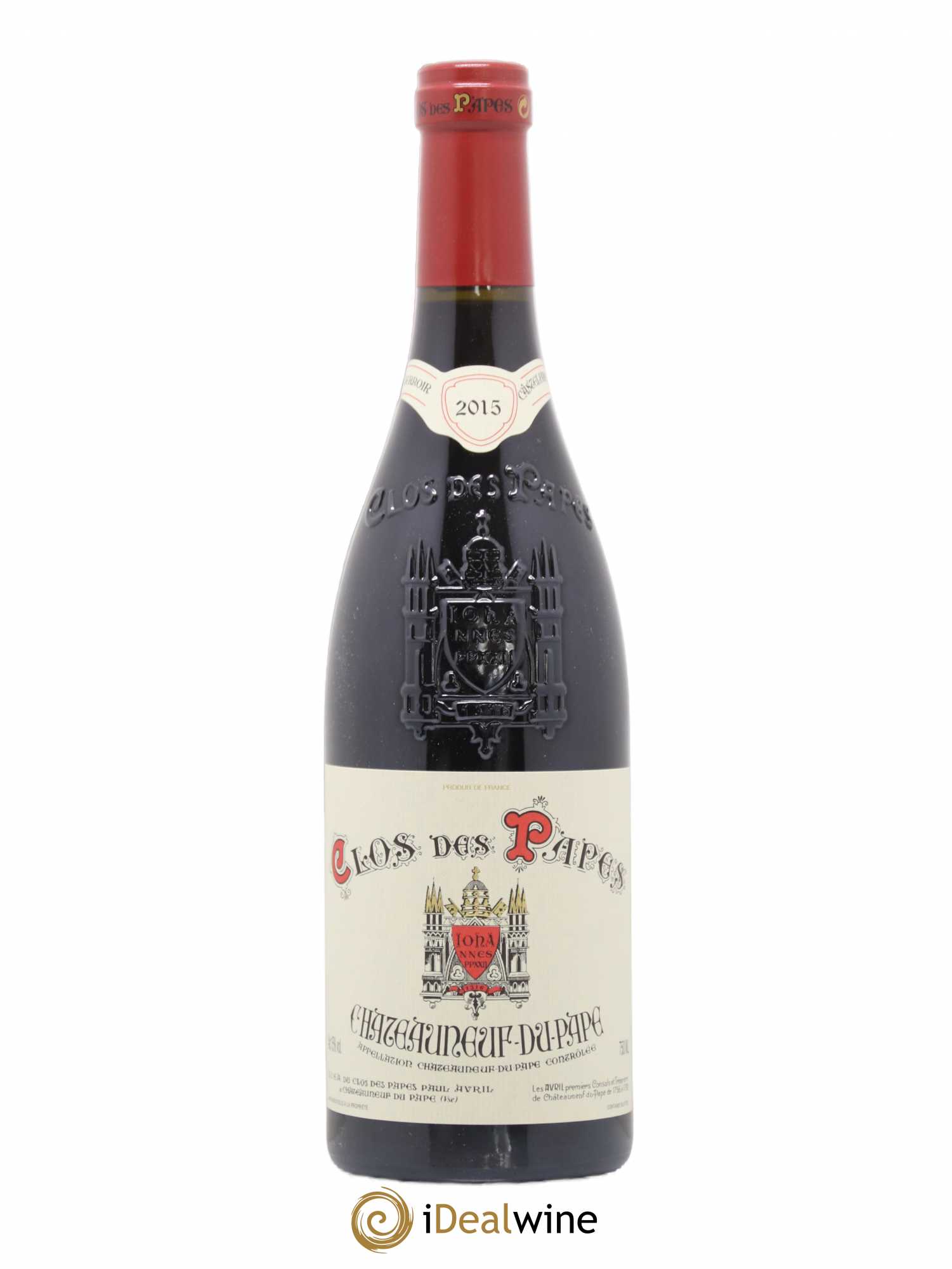 Châteauneuf-du-Pape Clos des Papes - Paul Avril 2015 - Lot de 1 bouteille - 0
