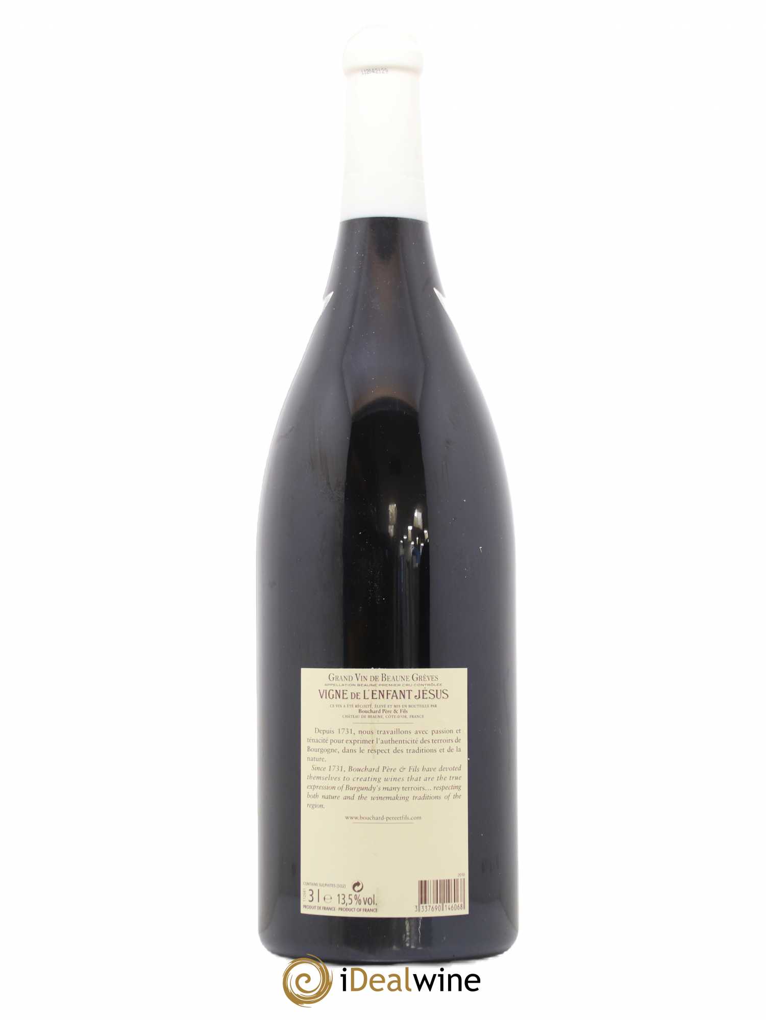 Beaune 1er Cru Grèves - Vigne de l'Enfant Jésus Bouchard Père & Fils 2010 - Lot de 1 double magnum - 1