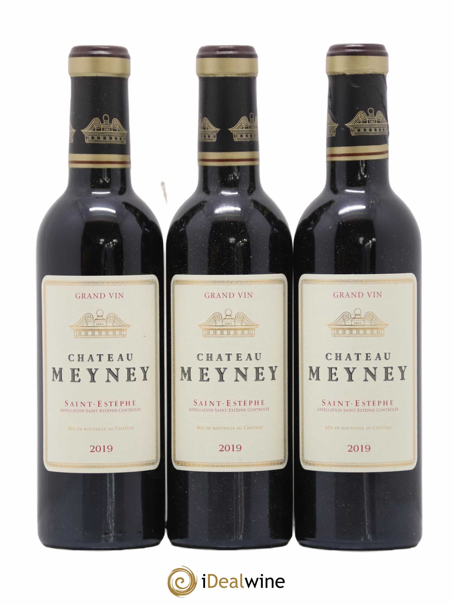 Château Meyney 2019 - Lot de 3 demi bouteilles - 0