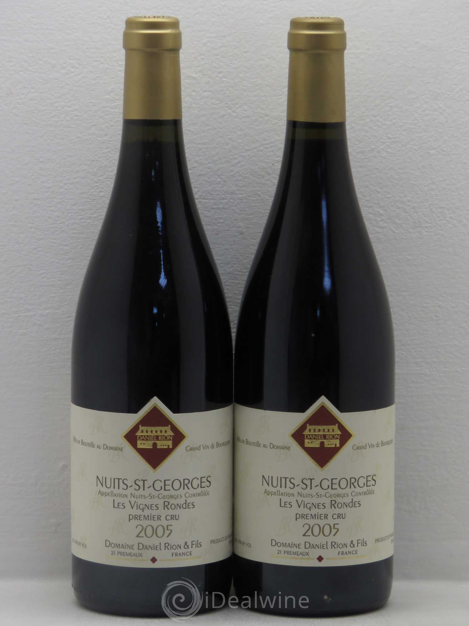 Nuits-Saint-Georges 1er Cru 2005 - Lot de 2 bouteilles - 0