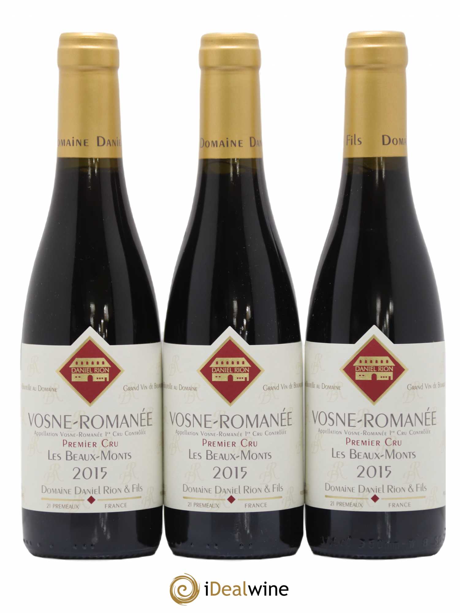 Vosne-Romanée 1er Cru Les Beaux Monts Daniel Rion 2015 - Lot de 12 demi bouteilles - 4
