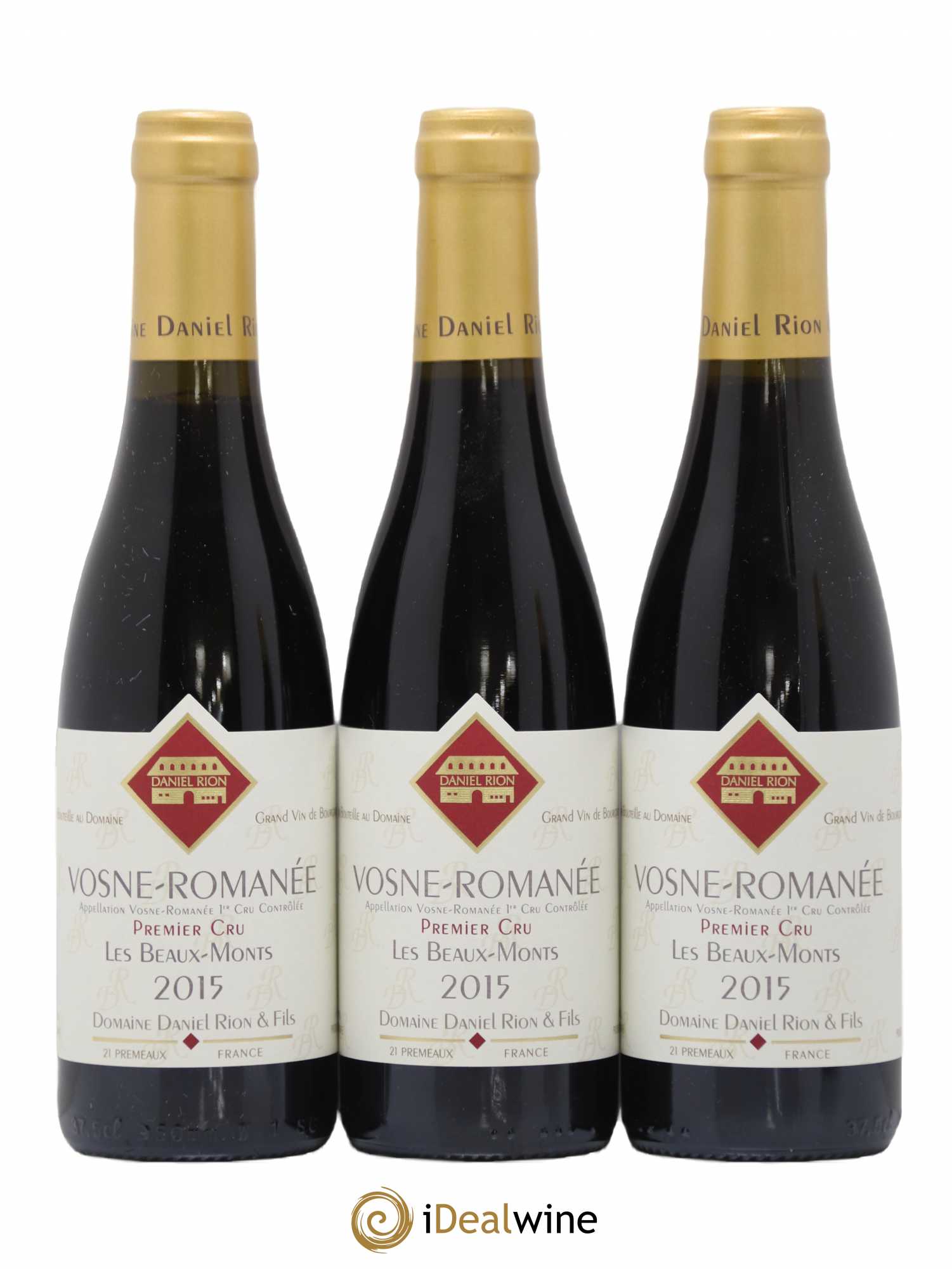 Vosne-Romanée 1er Cru Les Beaux Monts Daniel Rion 2015 - Lot de 6 demi bouteilles - 2