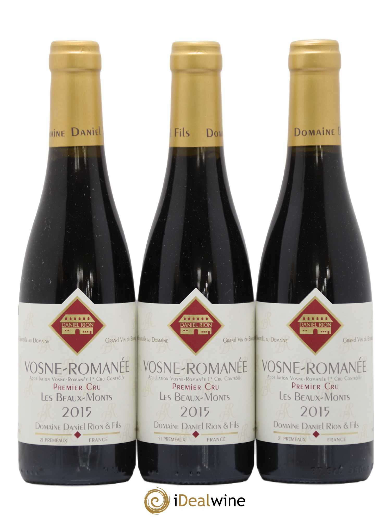 Vosne-Romanée 1er Cru 2015 - Posten von 6 Demi-Flaschen - 1