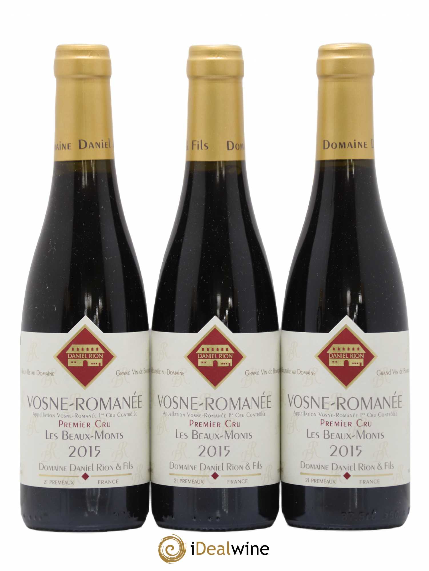 Vosne-Romanée 1er Cru 2015 - Posten von 6 Demi-Flaschen - 2