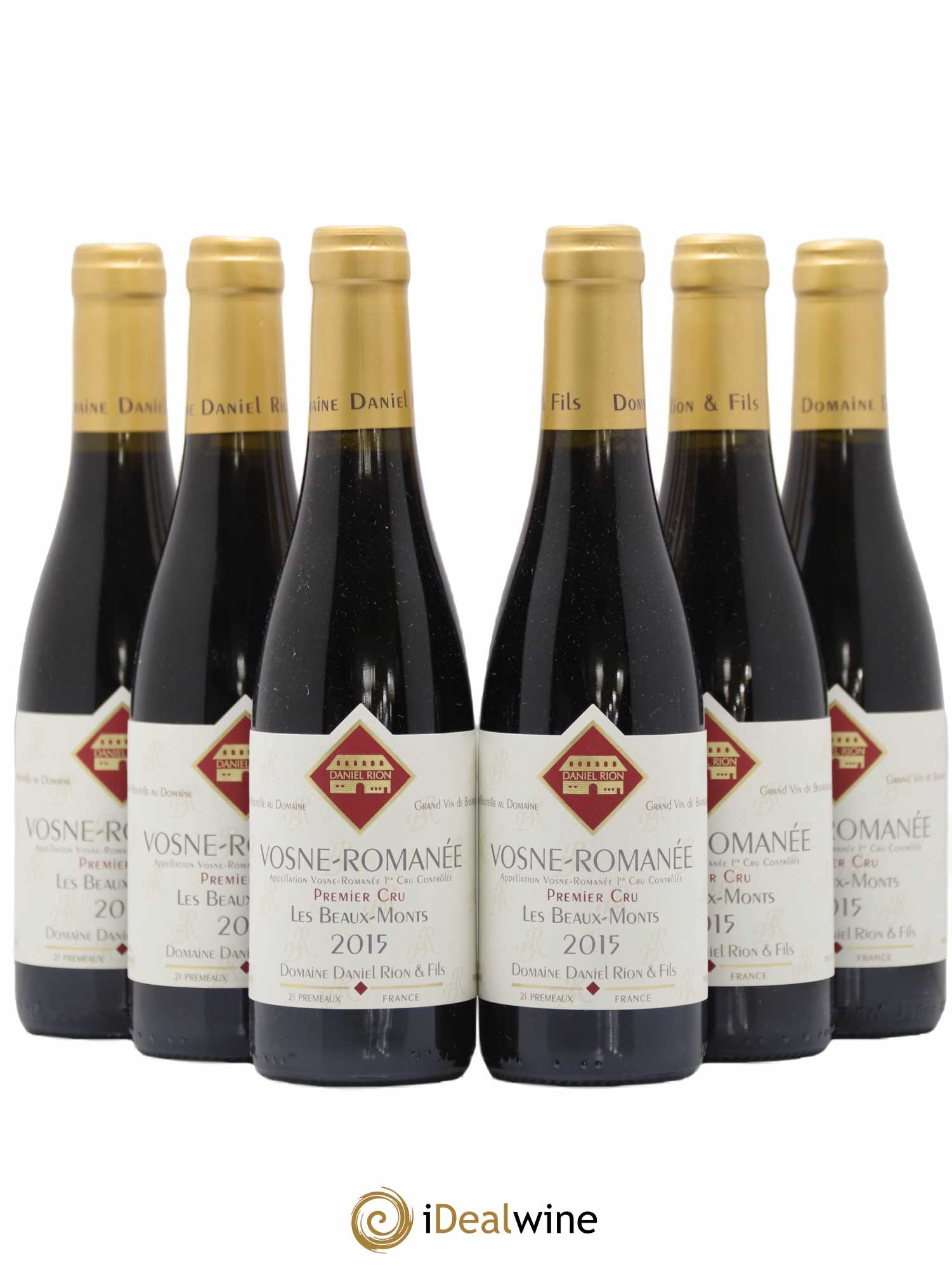 Vosne-Romanée 1er Cru 2015 - Posten von 6 Demi-Flaschen - 0