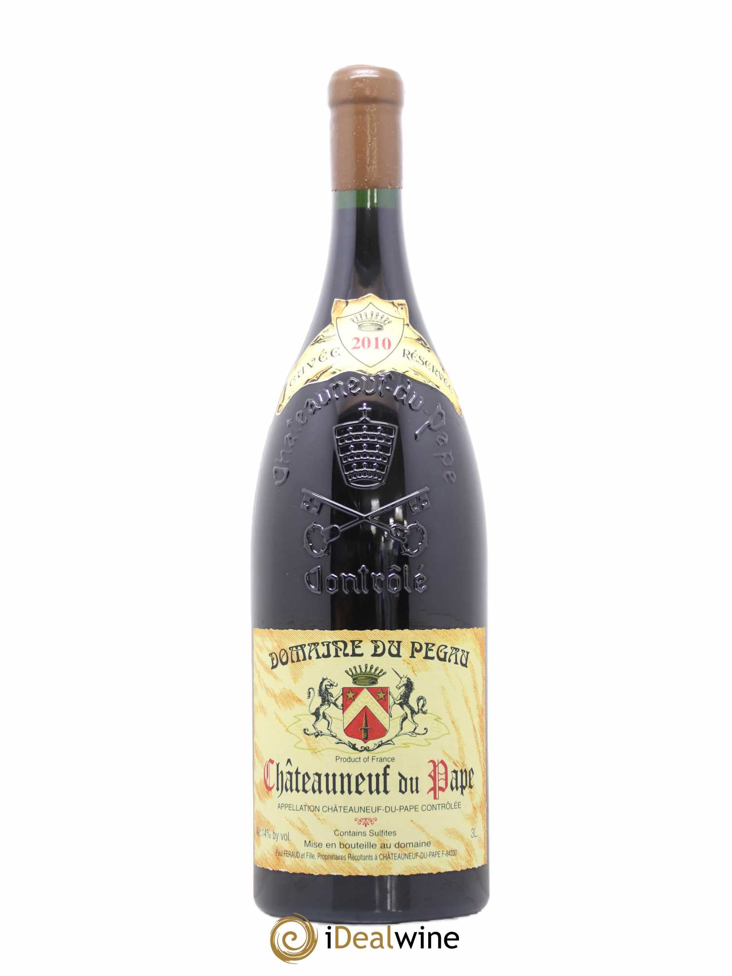 Châteauneuf-du-Pape Cuvée Réservée Domaine du Pegau 2010 - Posten von 1 Doppel-Magnum - 0