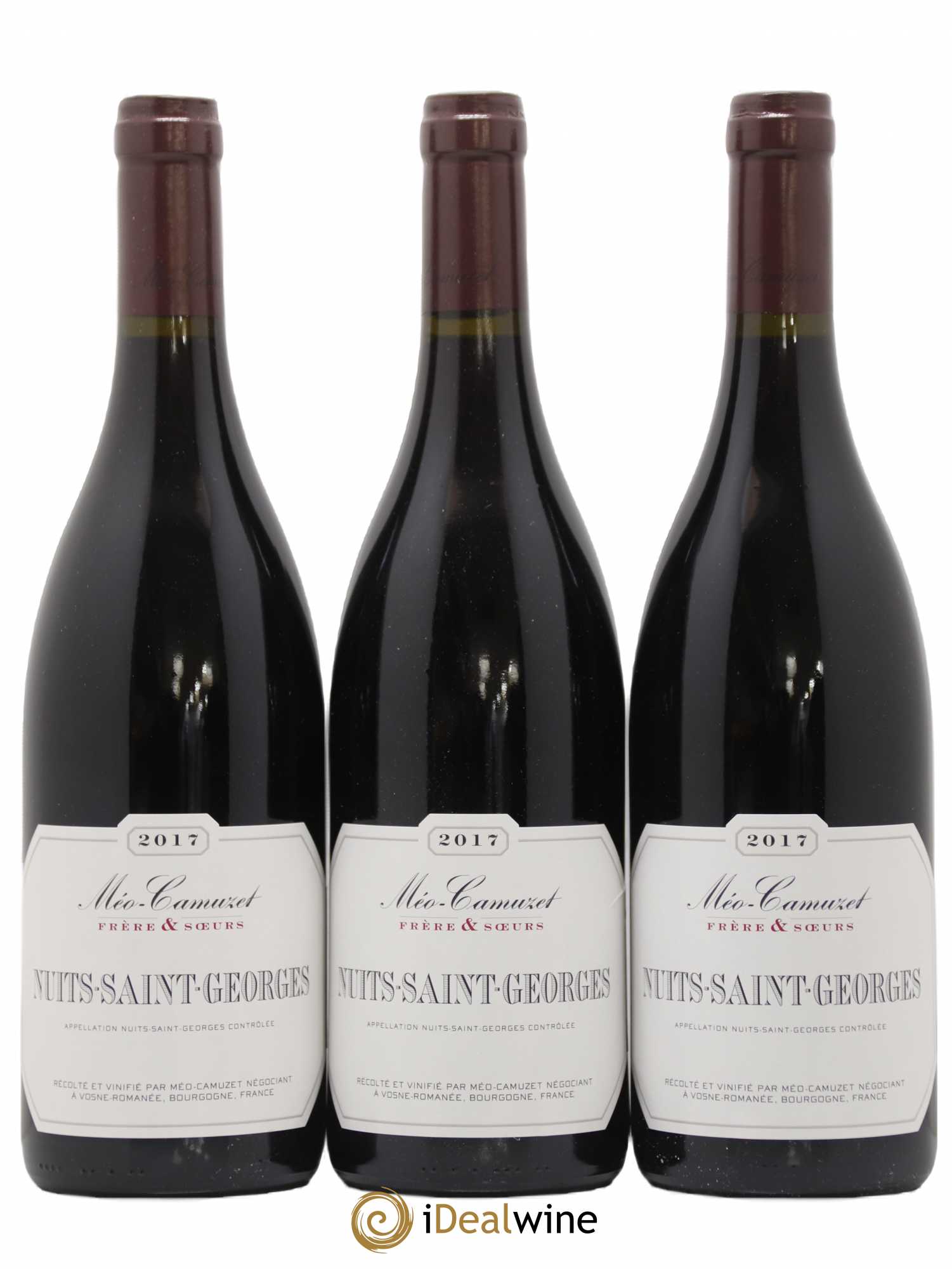 Nuits-Saint-Georges Méo-Camuzet (Frère & Soeurs) 2017 - Lot de 3 bouteilles - 0