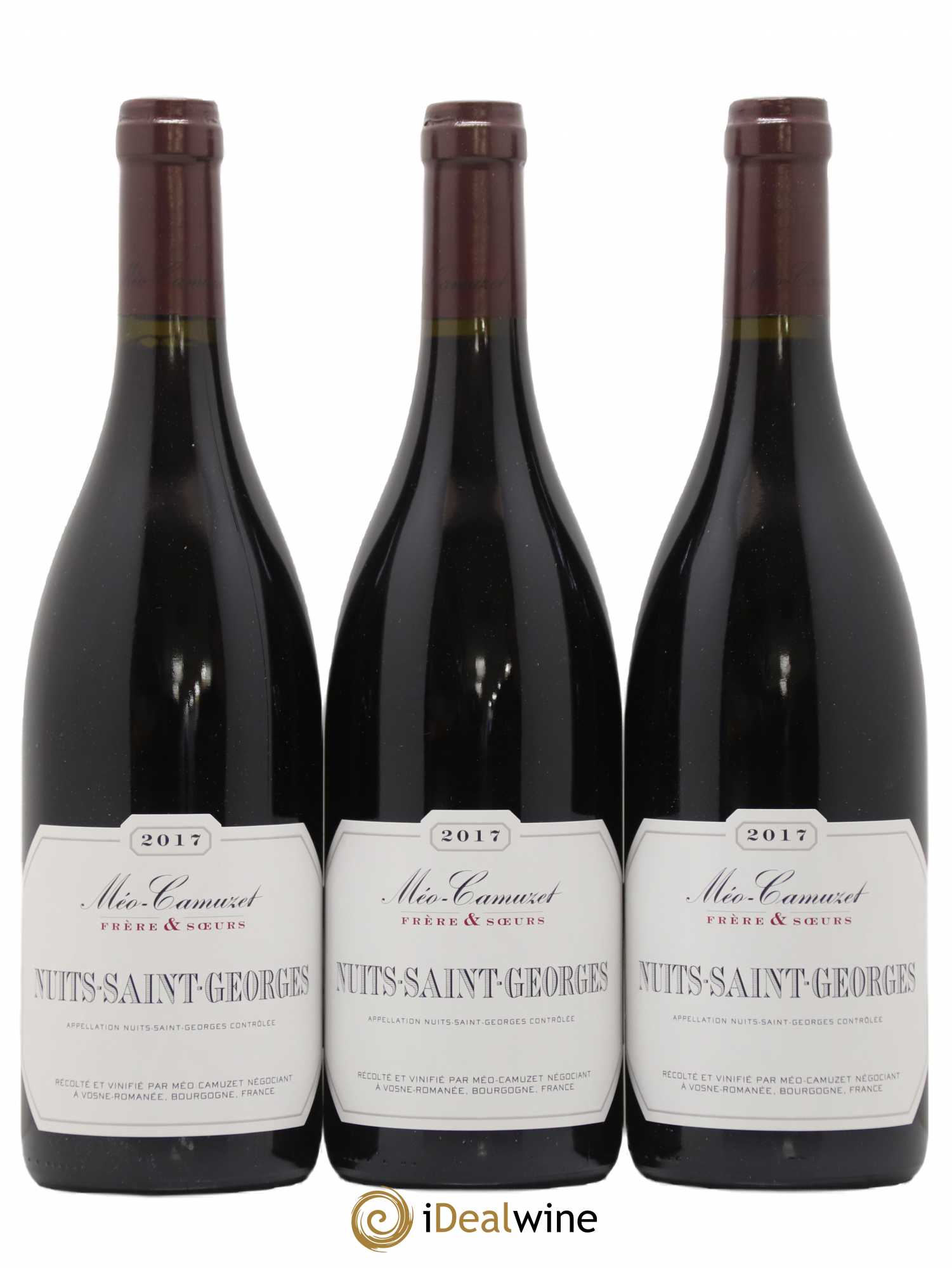Nuits-Saint-Georges Méo-Camuzet (Frère & Soeurs) 2017 - Lot de 3 bouteilles - 0