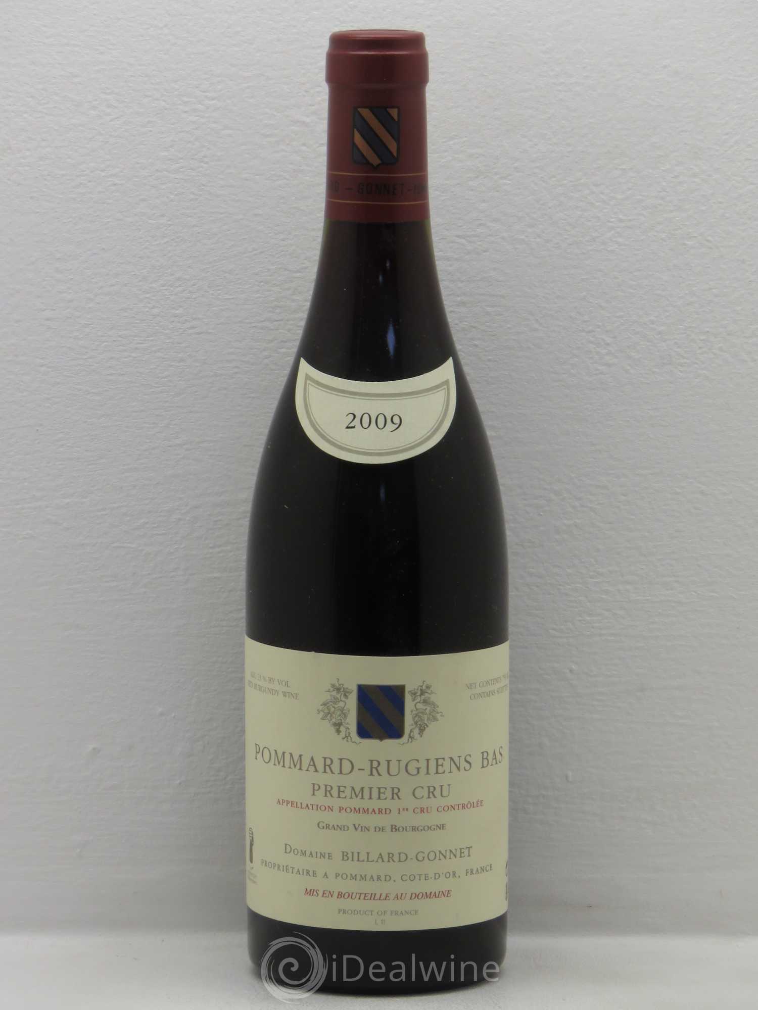 Pommard 1er Cru Billard Gonnet 2009 - Lot de 6 bouteilles - 0
