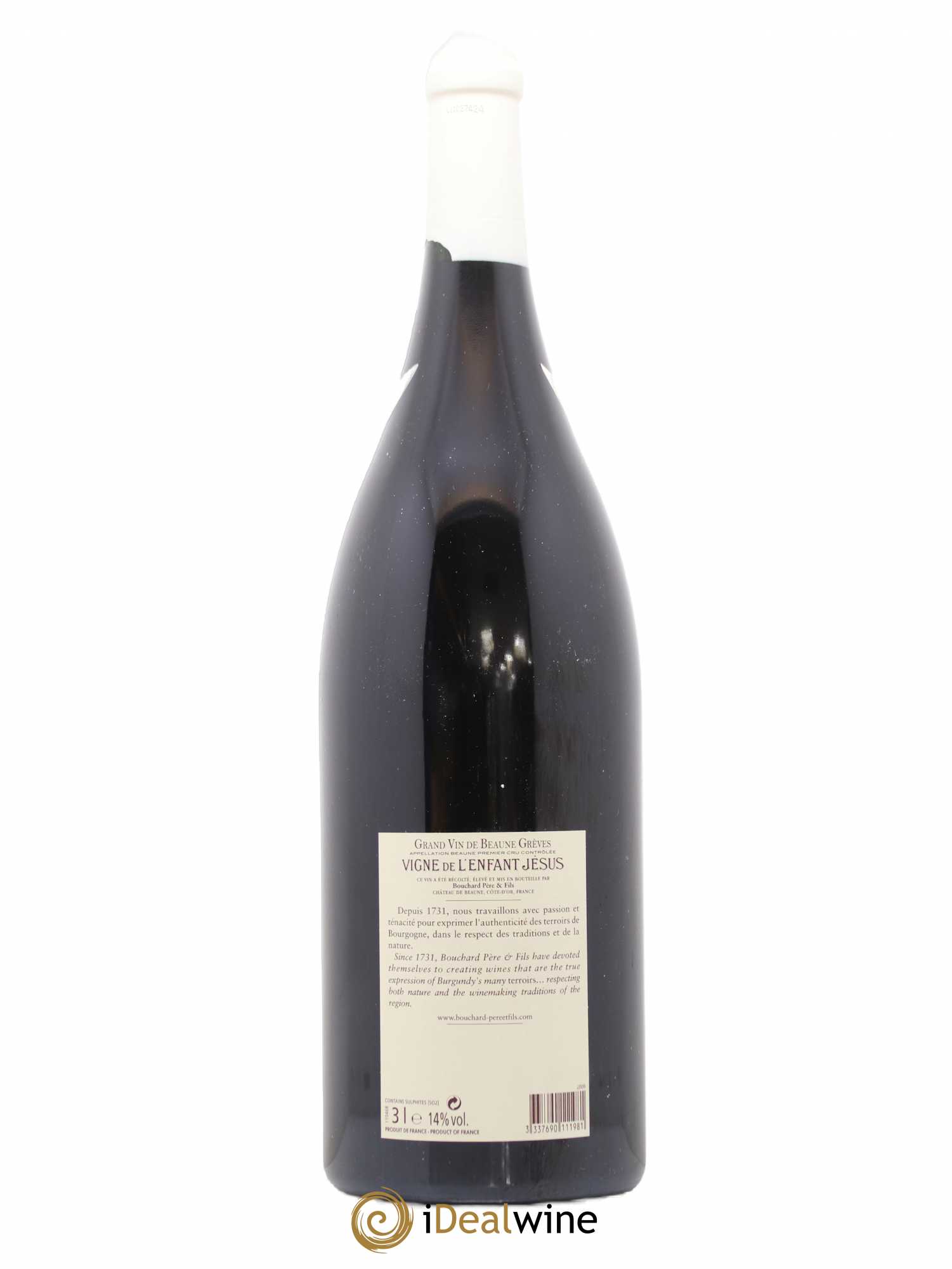 Beaune 1er Cru Grèves - Vigne de l'Enfant Jésus Bouchard Père & Fils 2009 - Lot de 1 double magnum - 1
