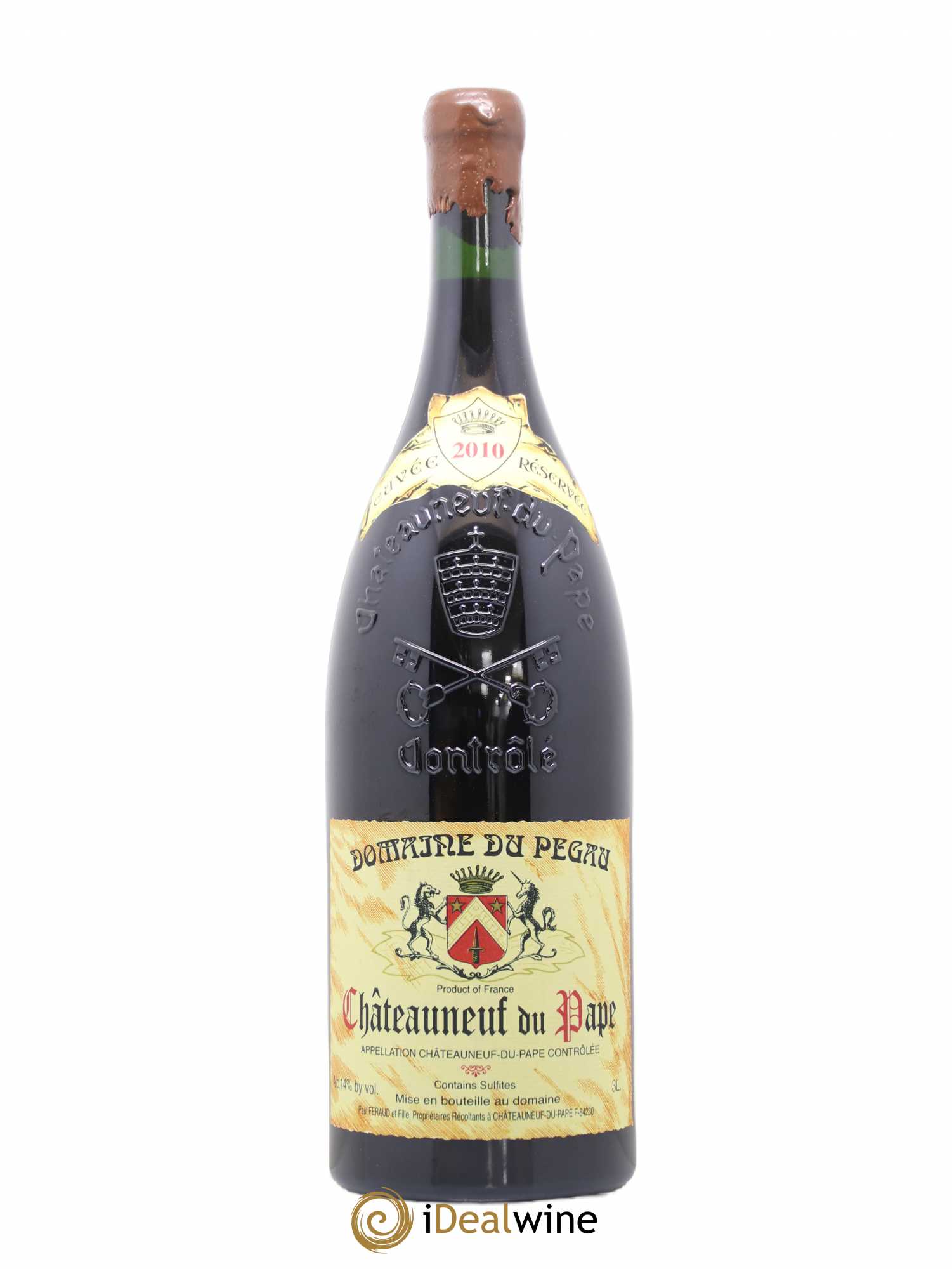 Châteauneuf-du-Pape Cuvée Réservée Domaine du Pegau 2010 - Posten von 1 Doppel-Magnum - 0