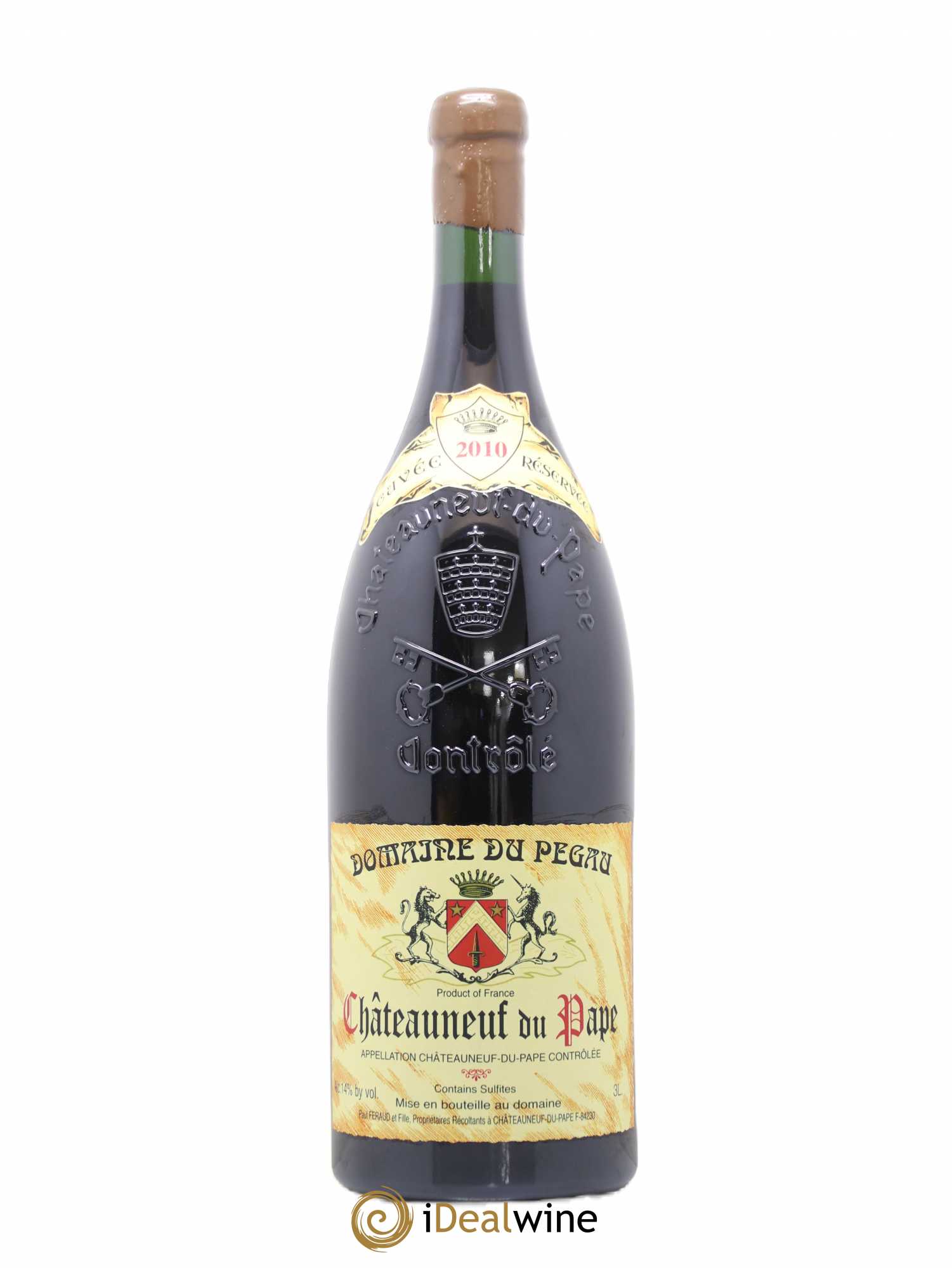 Châteauneuf-du-Pape Cuvée Réservée Domaine du Pegau 2010 - Posten von 1 Doppel-Magnum - 0
