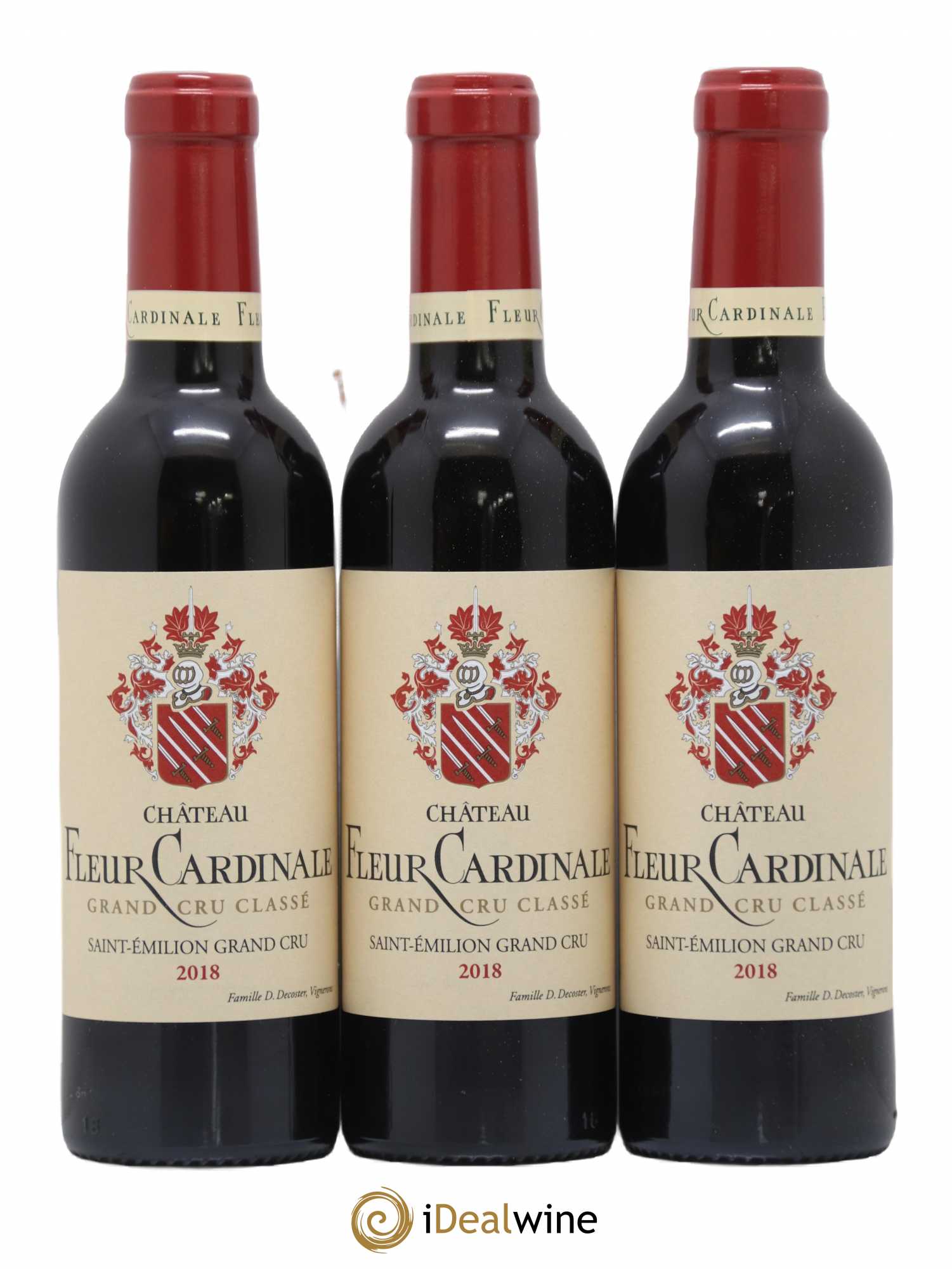 Château Fleur Cardinale Grand Cru Classé 2018 - Lot de 24 demi bouteilles - 1