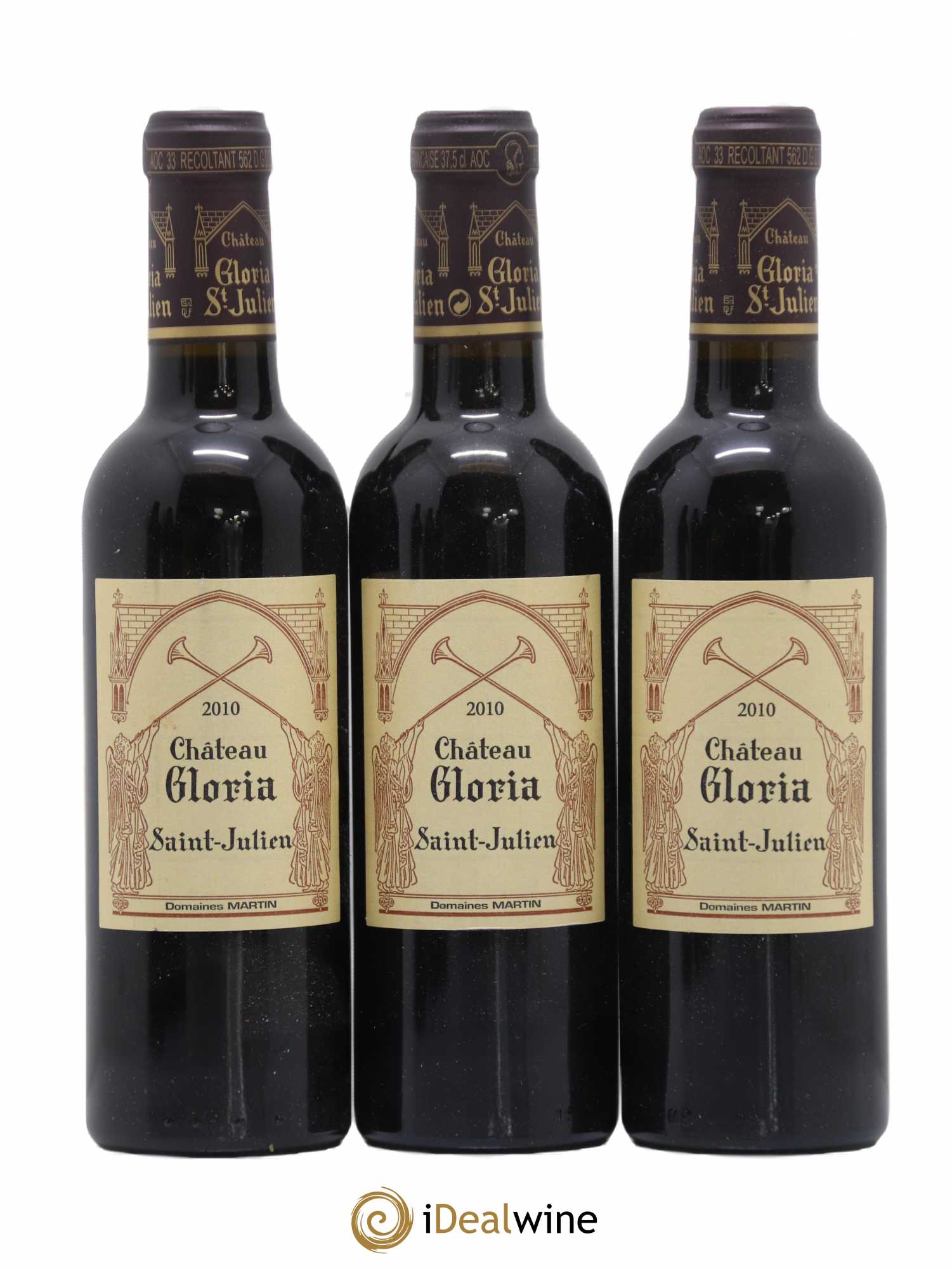 Château Gloria 2010 - Lot de 6 demi bouteilles - 1