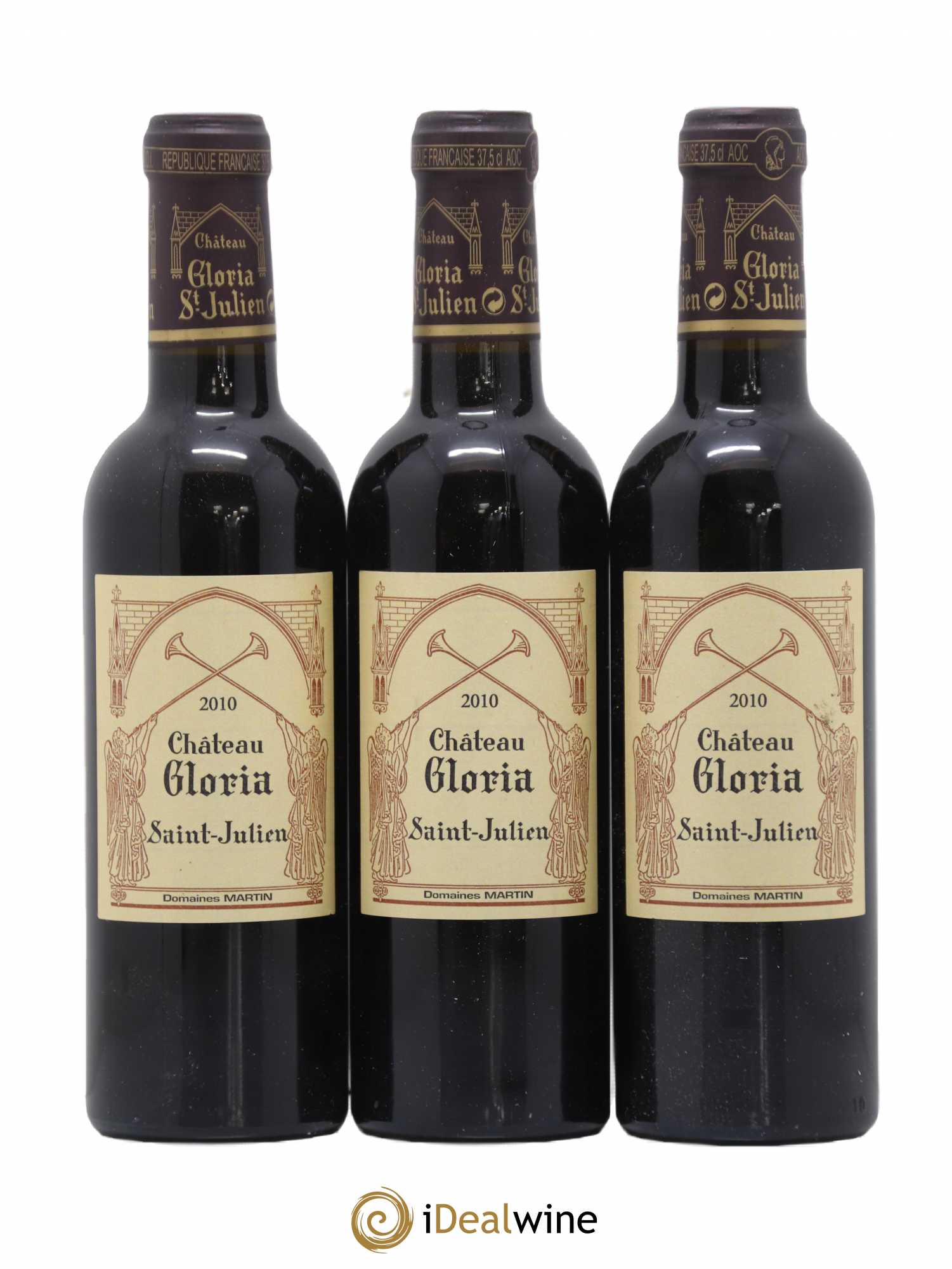 Château Gloria 2010 - Lot de 6 demi bouteilles - 1