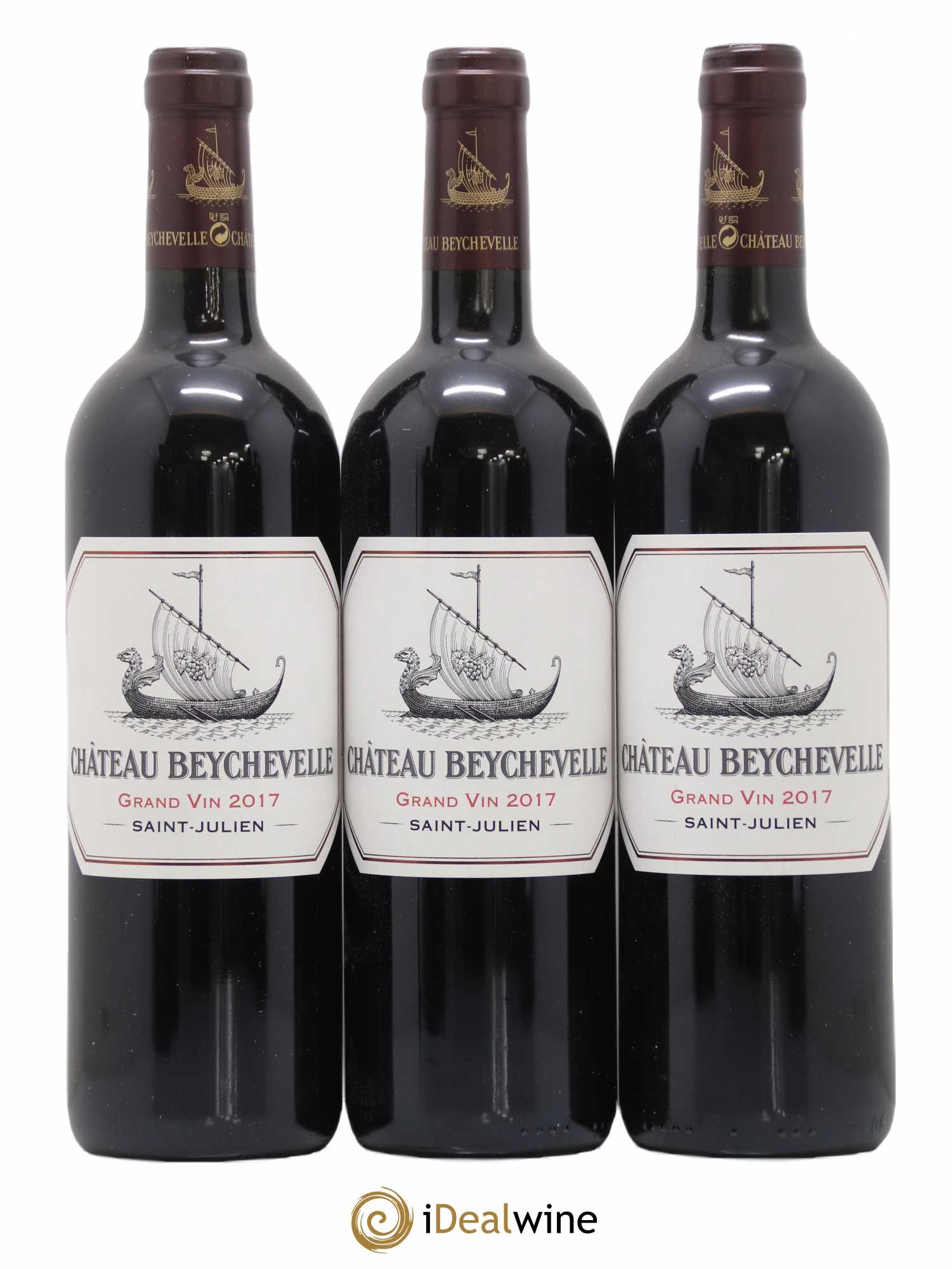Château Beychevelle 4ème Grand Cru Classé 2017 - Lot de 6 bouteilles - 1