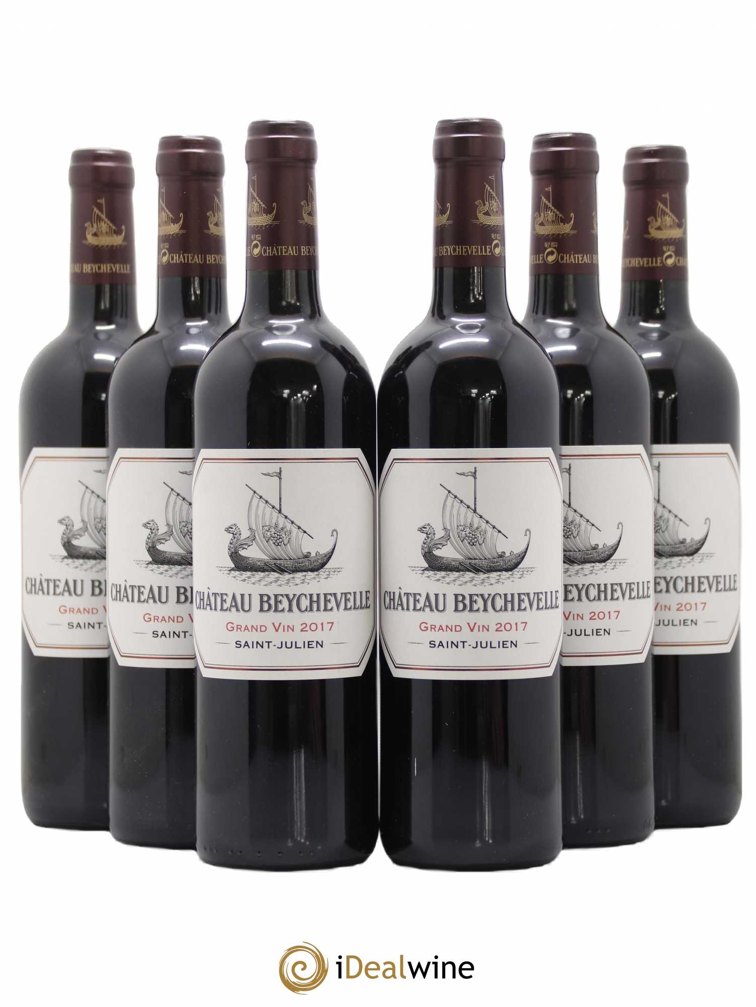 Château Beychevelle 4ème Grand Cru Classé 2017 - Lot de 6 bouteilles - 0