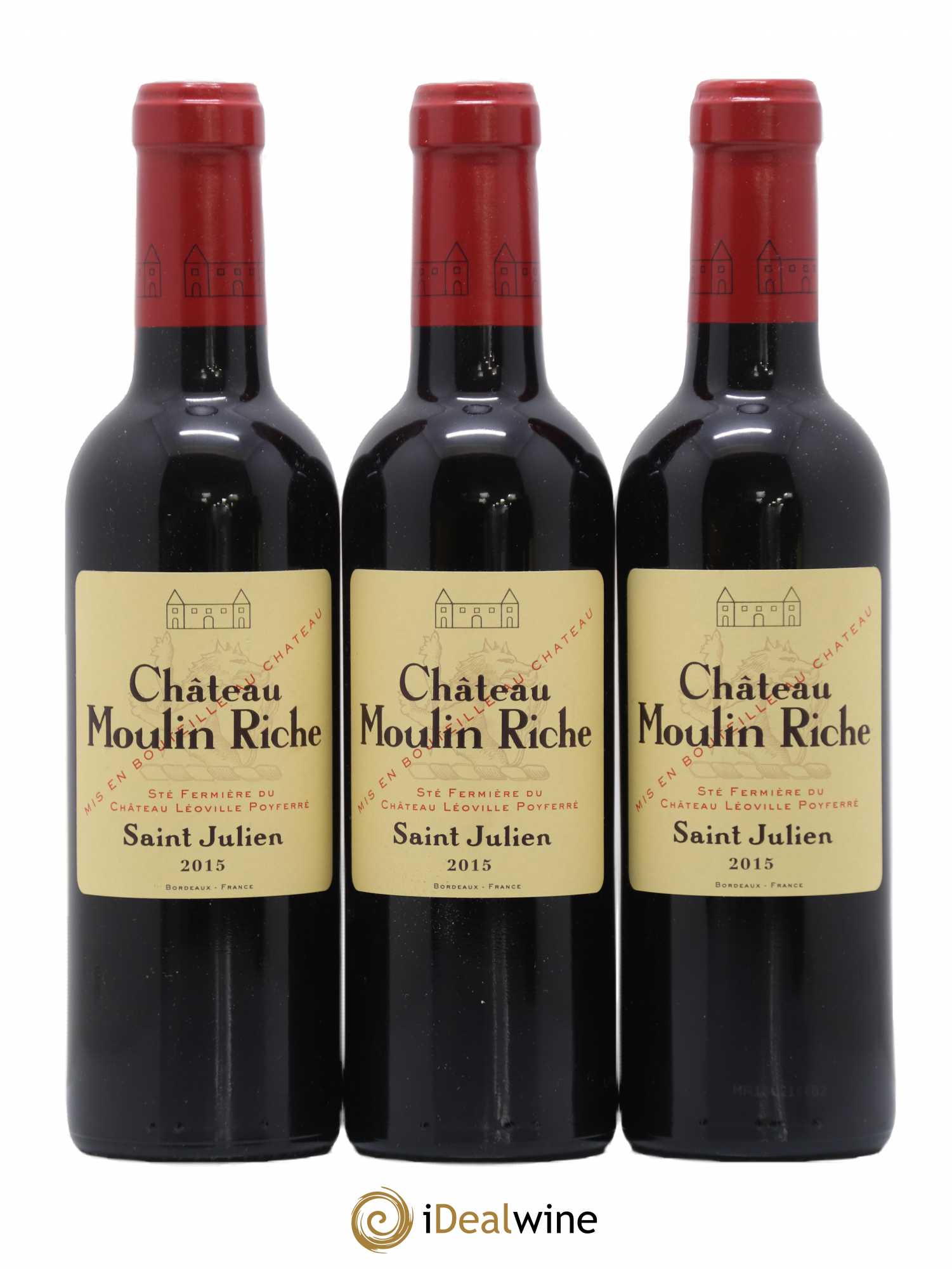 Château Moulin Riche 2015 - Lot de 12 demi bouteilles - 2
