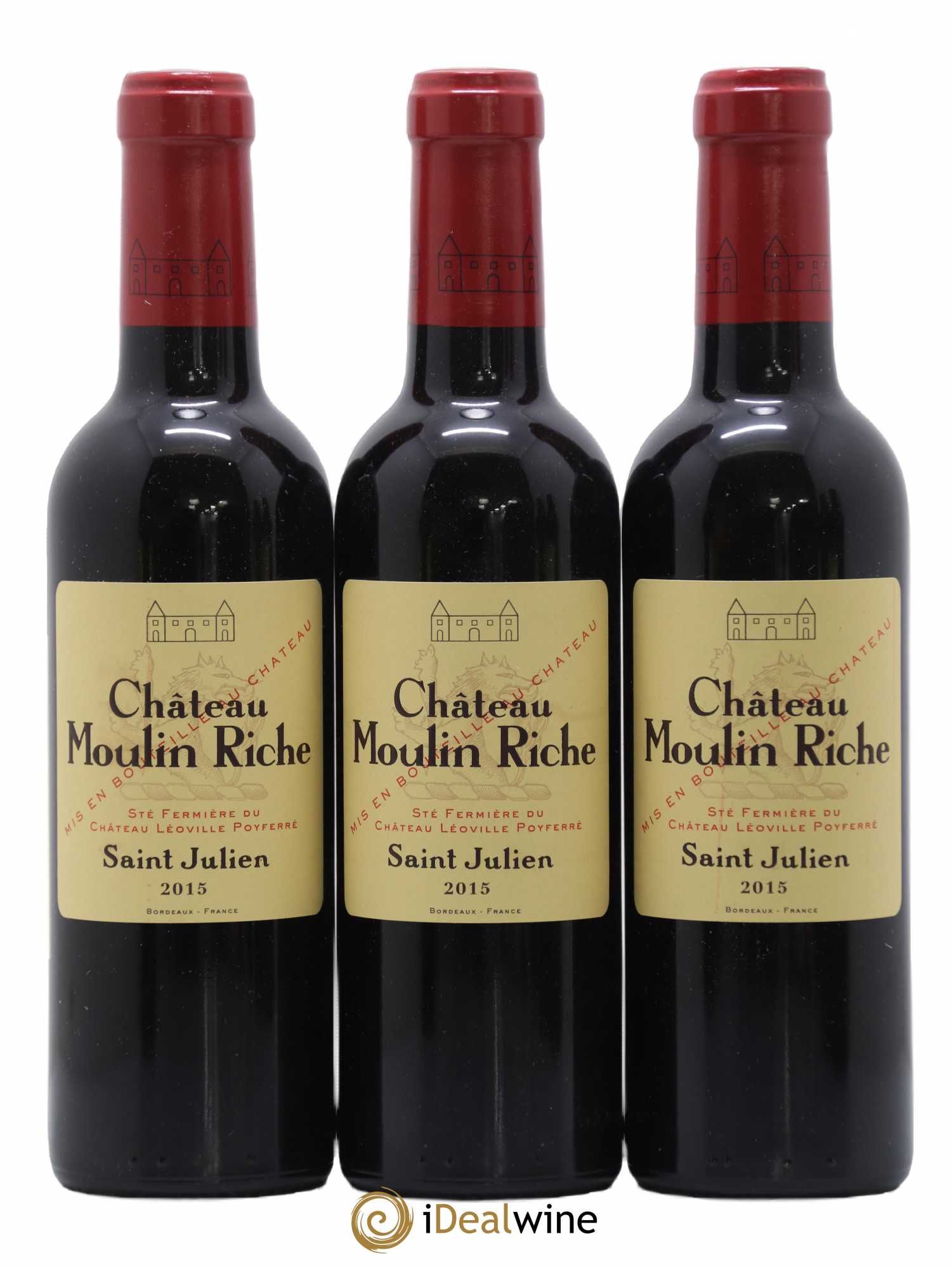 Château Moulin Riche 2015 - Lot de 6 demi bouteilles - 2