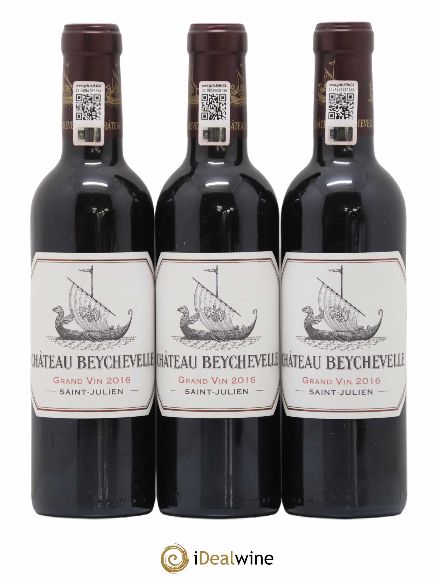 Château Beychevelle 4ème Grand Cru Classé 2016 - Lot de 12 demi bouteilles - 1