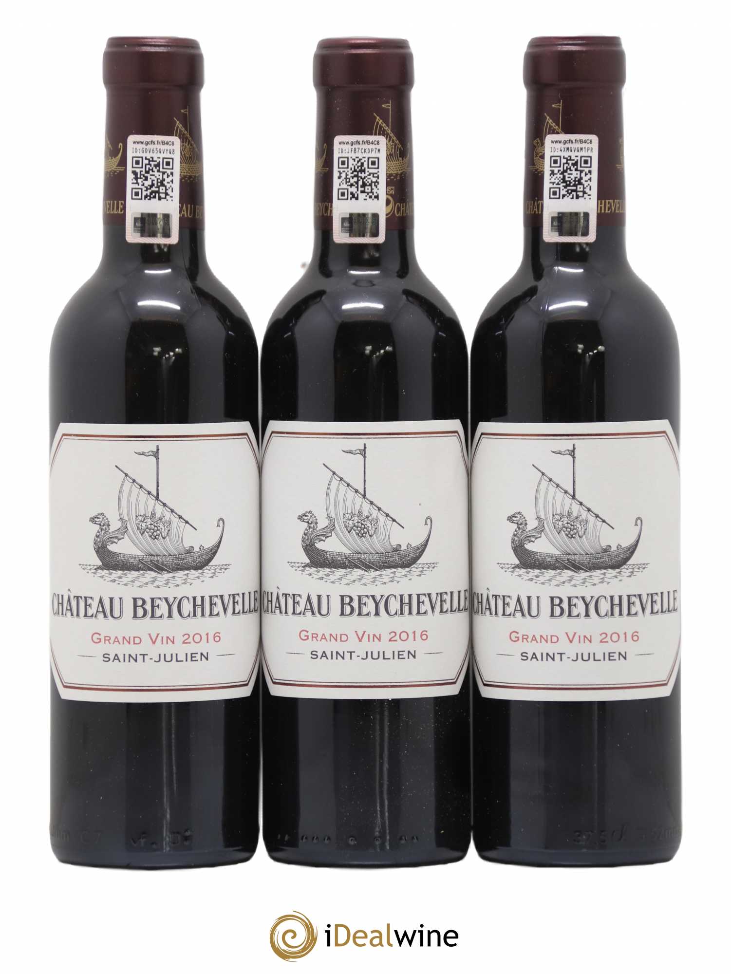 Château Beychevelle 4ème Grand Cru Classé 2016 - Lot de 12 demi bouteilles - 4