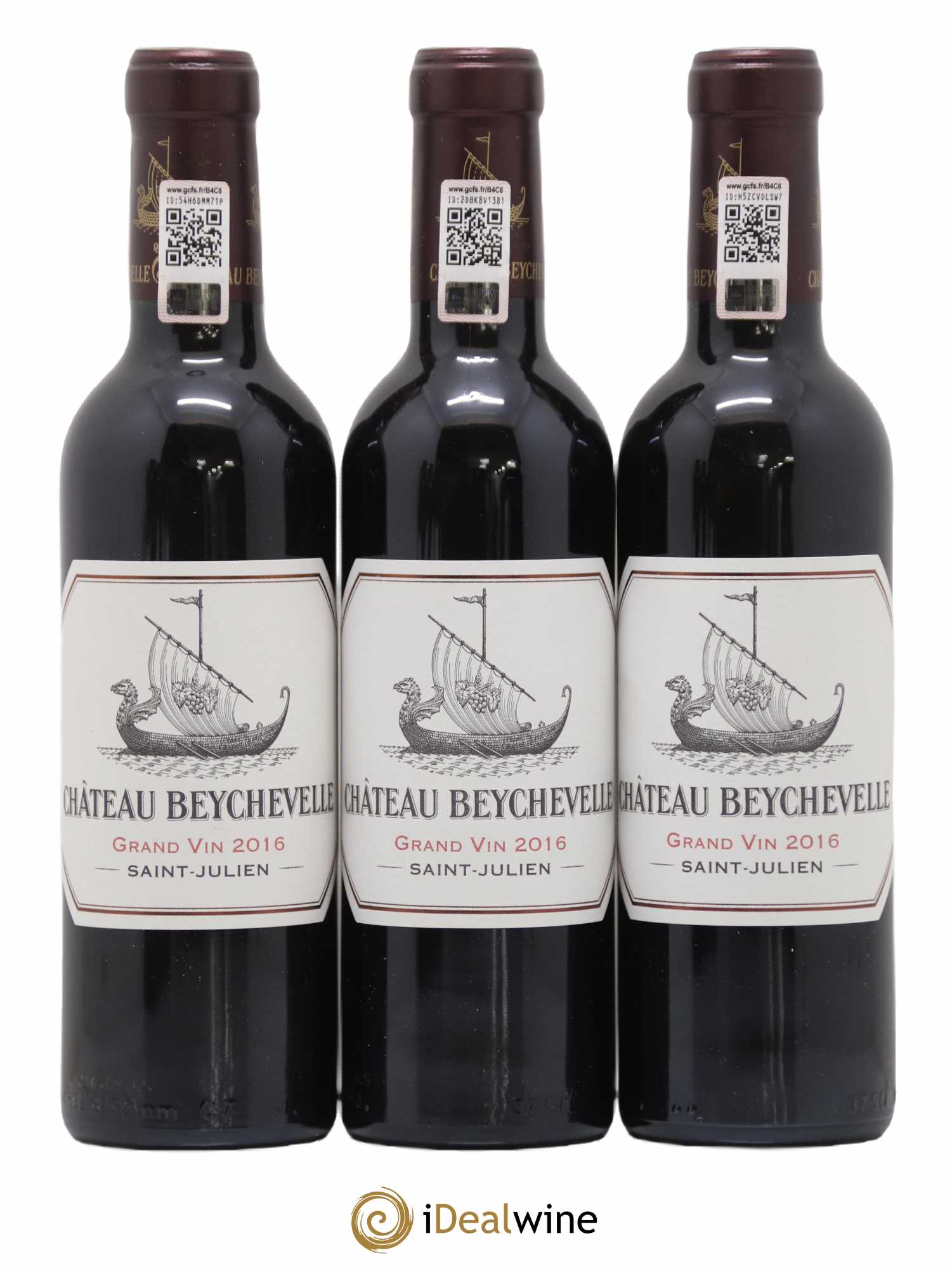 Château Beychevelle 4ème Grand Cru Classé 2016 - Lot de 6 demi bouteilles - 2