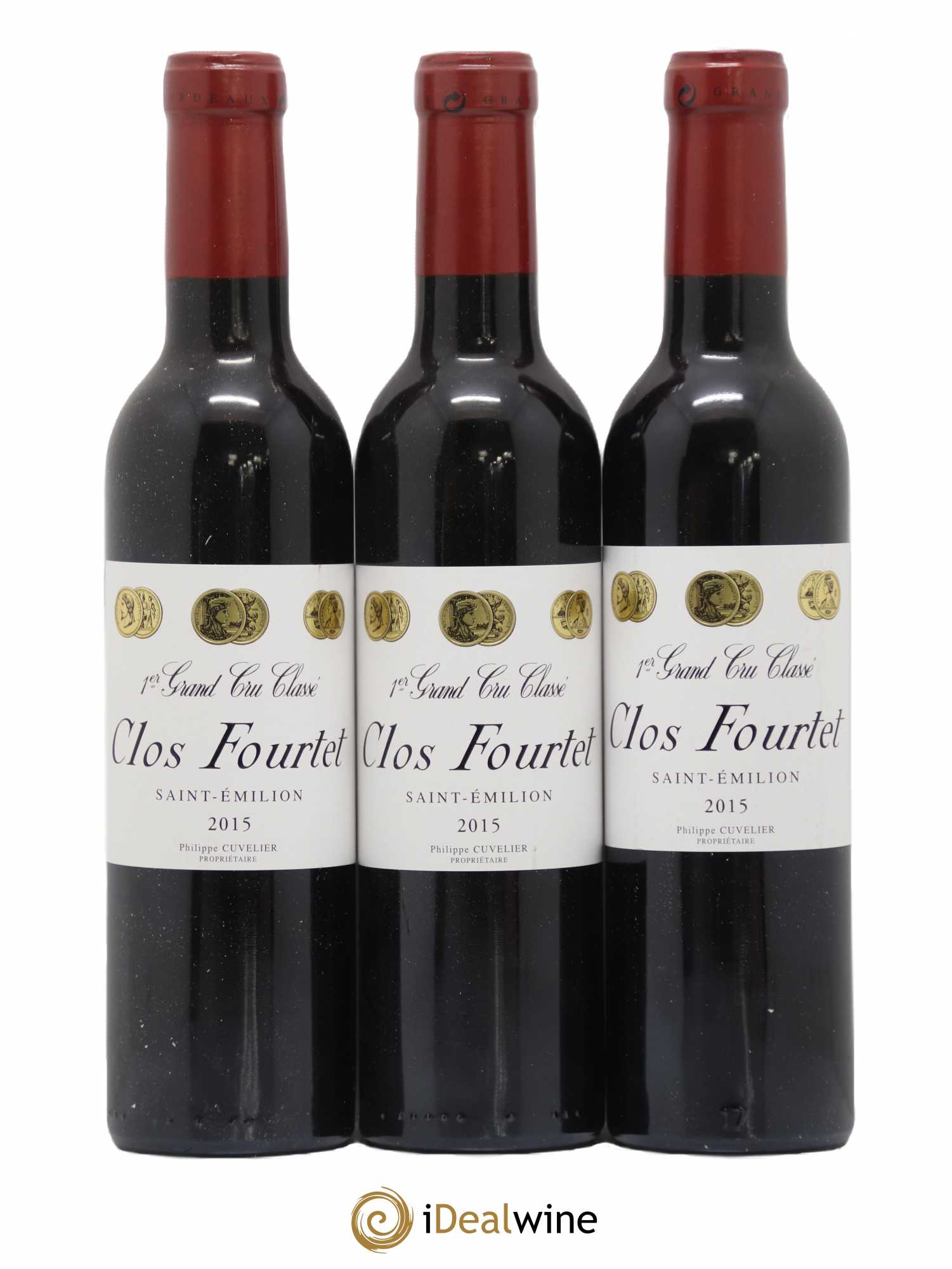 Clos Fourtet 1er Grand Cru Classé B 2015 - Lot de 12 demi bouteilles - 1