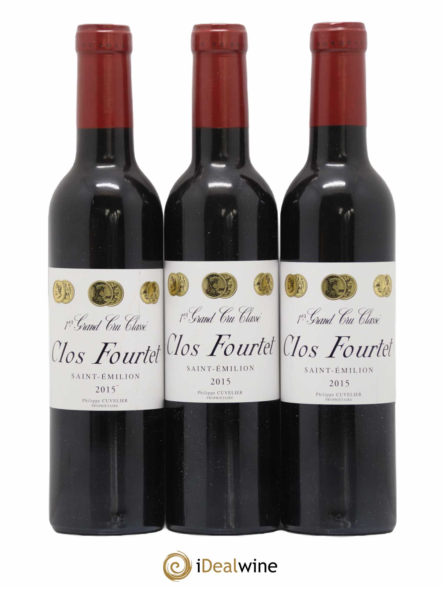 Clos Fourtet 1er Grand Cru Classé B 2015 - Lot de 12 demi bouteilles - 3