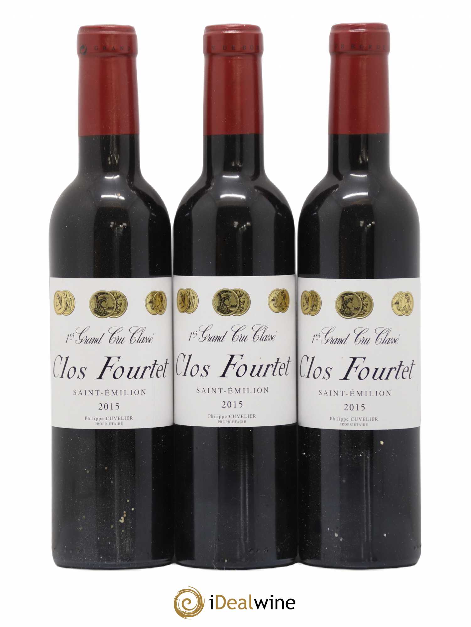 Clos Fourtet 1er Grand Cru Classé B 2015 - Lot de 12 demi bouteilles - 4