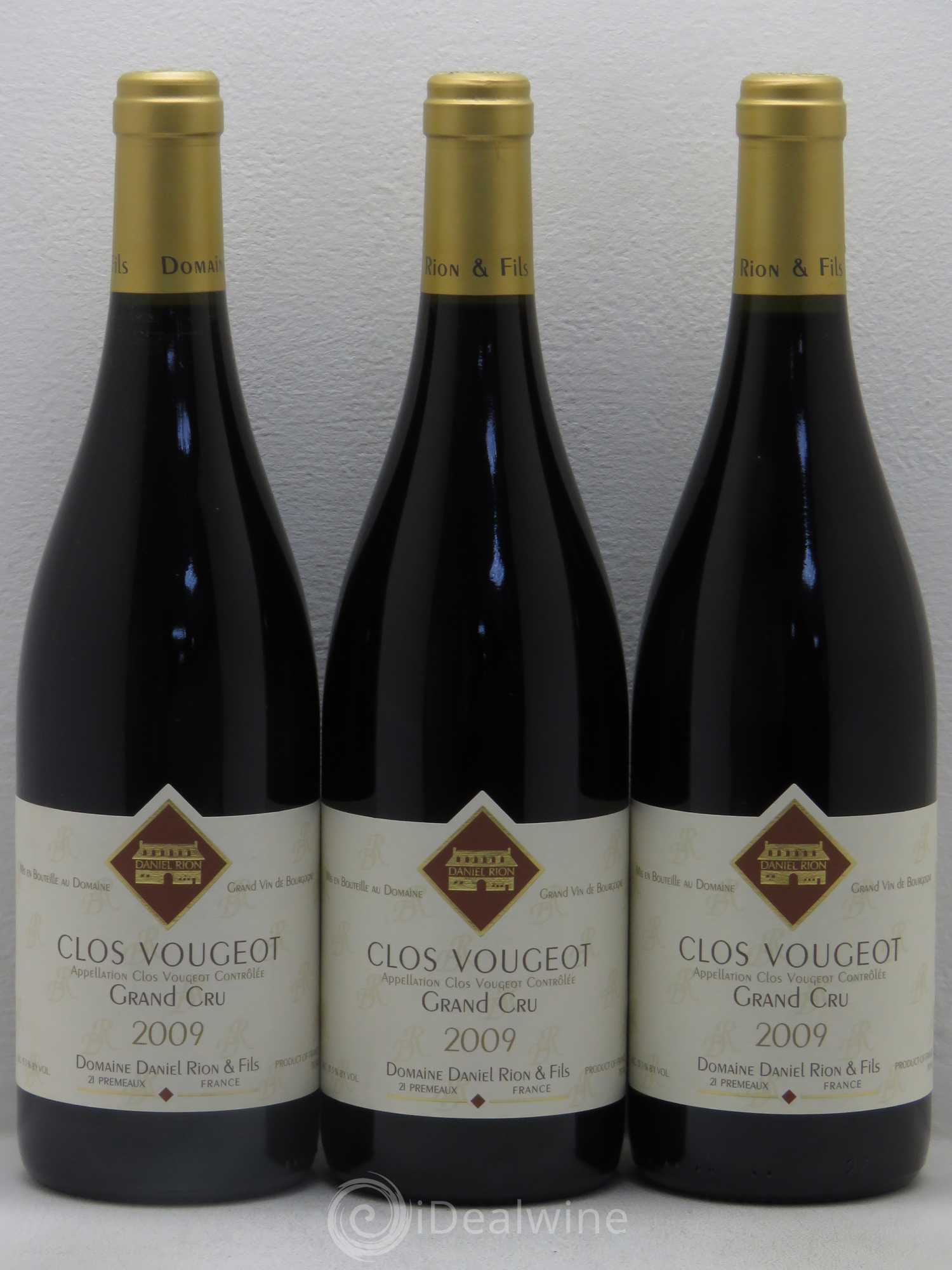 Clos de Vougeot Grand Cru Daniel Rion 2009 - Lot de 12 bouteilles - 3