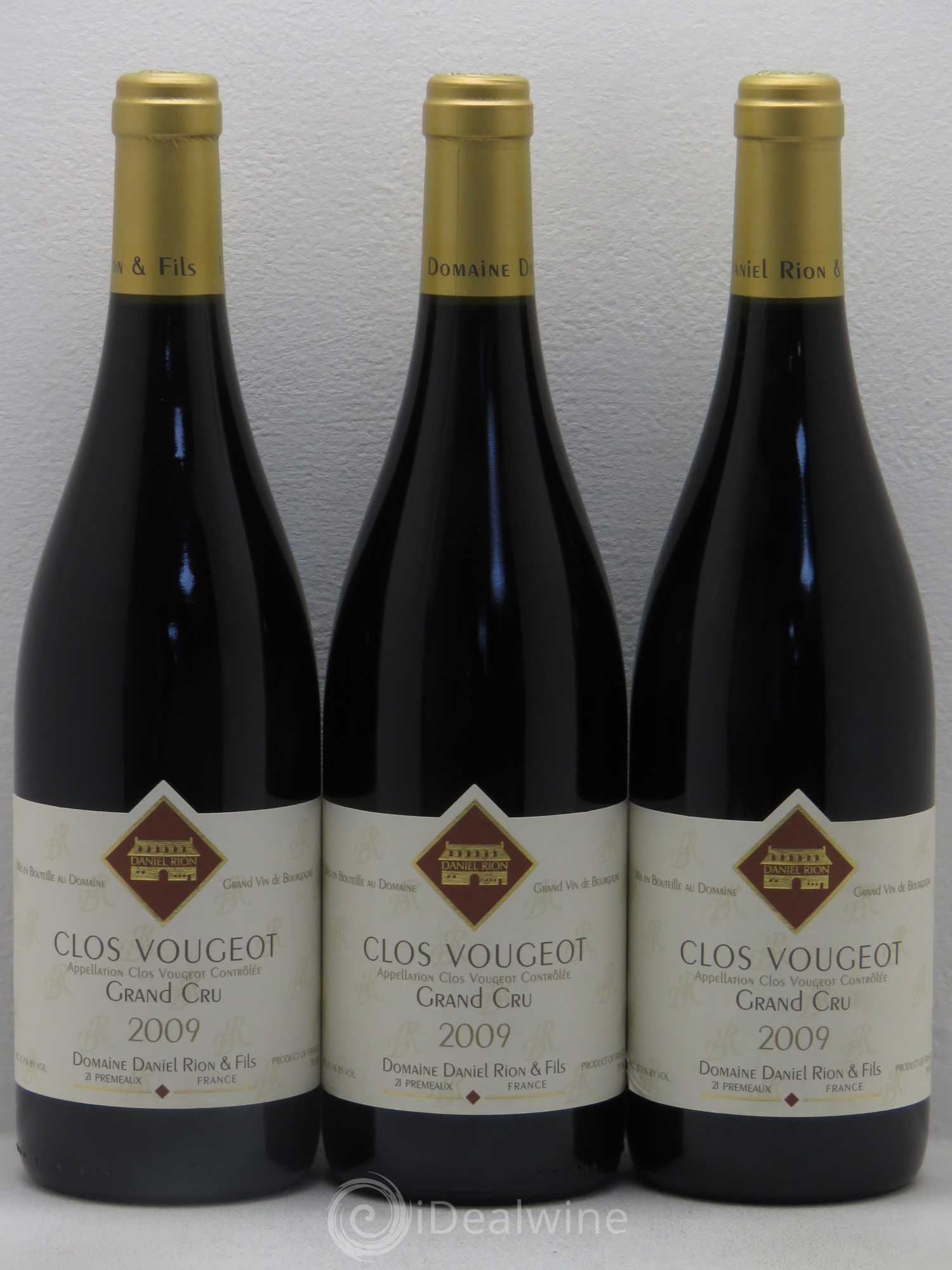 Clos de Vougeot Grand Cru Daniel Rion 2009 - Lot de 12 bouteilles - 4
