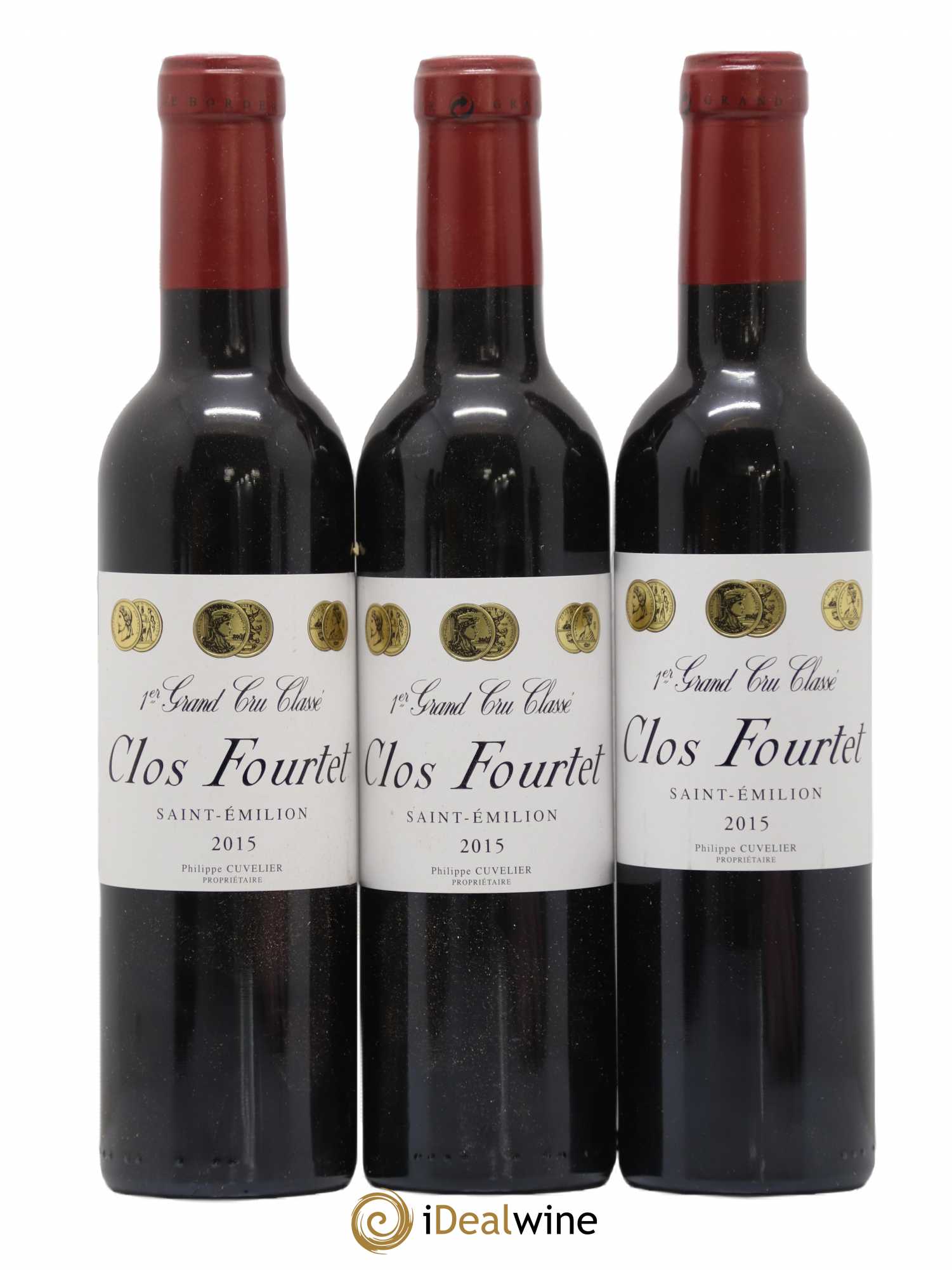 Clos Fourtet 1er Grand Cru Classé B 2015 - Lot de 6 demi bouteilles - 1