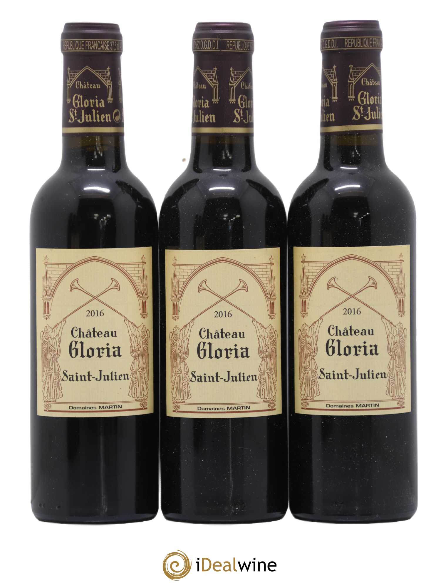 Château Gloria 2016 - Lot de 6 demi bouteilles - 1