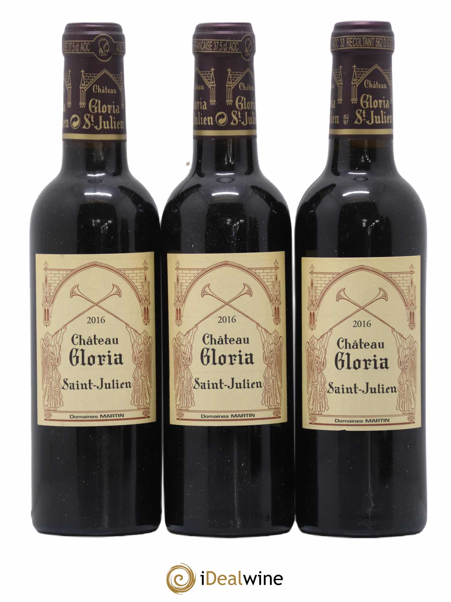 Château Gloria 2016 - Lot de 6 demi bouteilles - 2