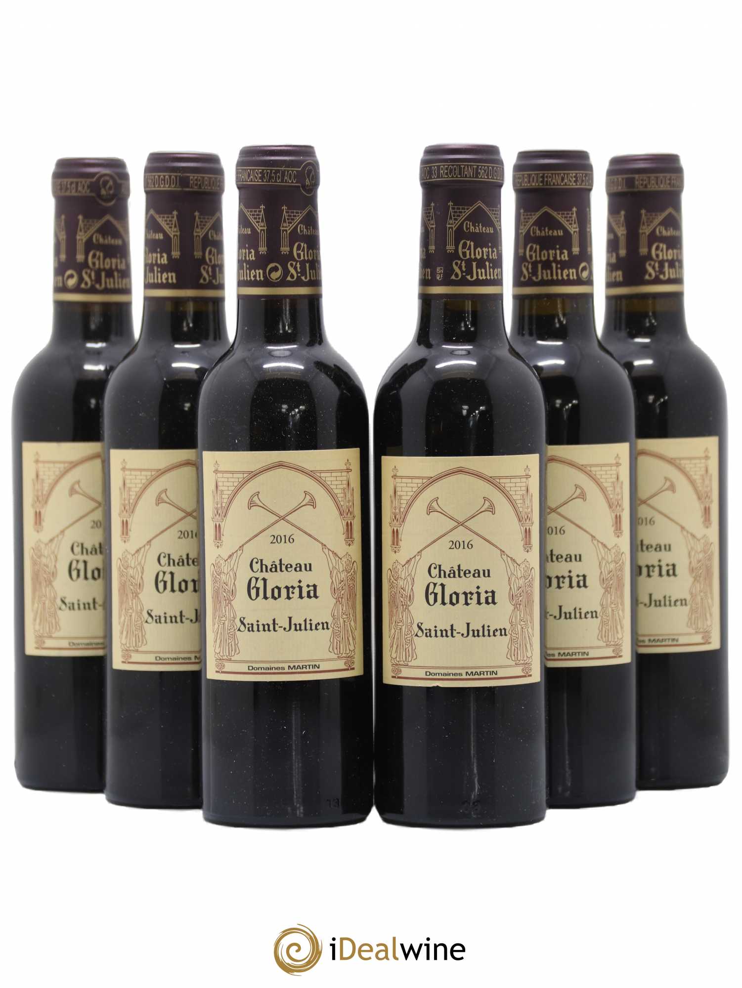 Château Gloria 2016 - Lot de 6 demi bouteilles - 0
