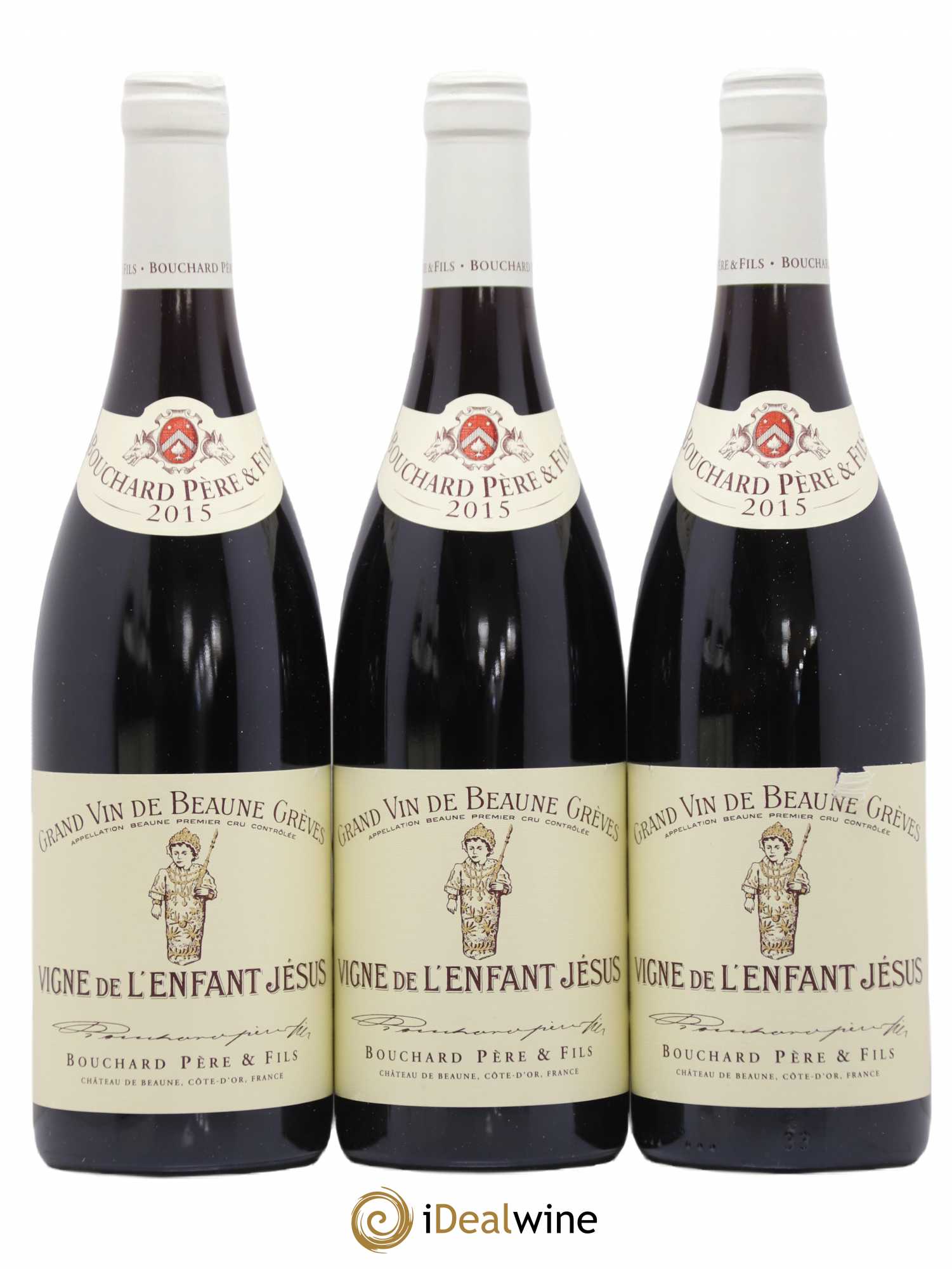 Beaune 1er Cru Grèves - Vigne de l'Enfant Jésus Bouchard Père & Fils 2015 - Lot de 6 bouteilles - 1